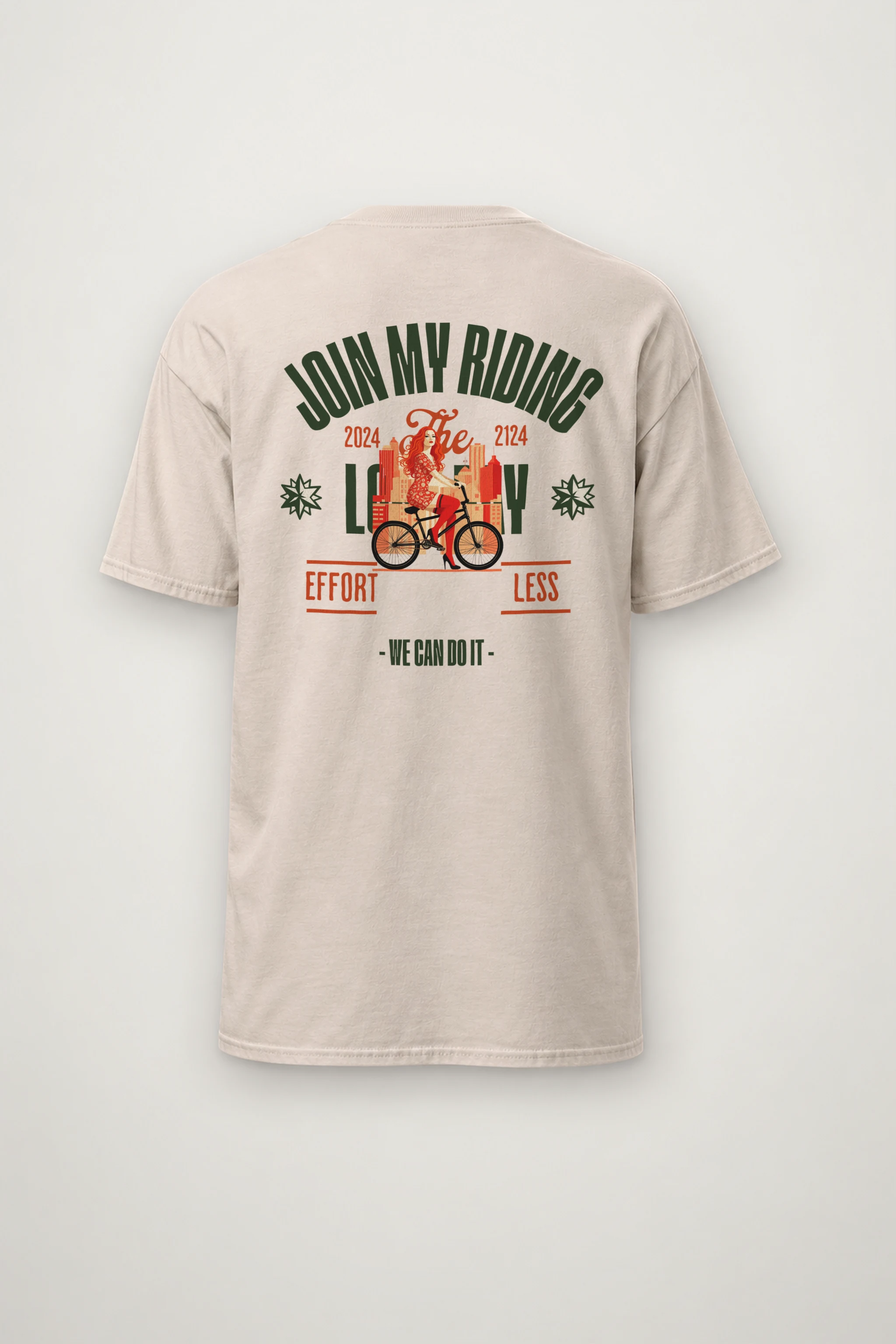 "Doing My Riding" Heavyweight Unisex Crewneck T-shirt