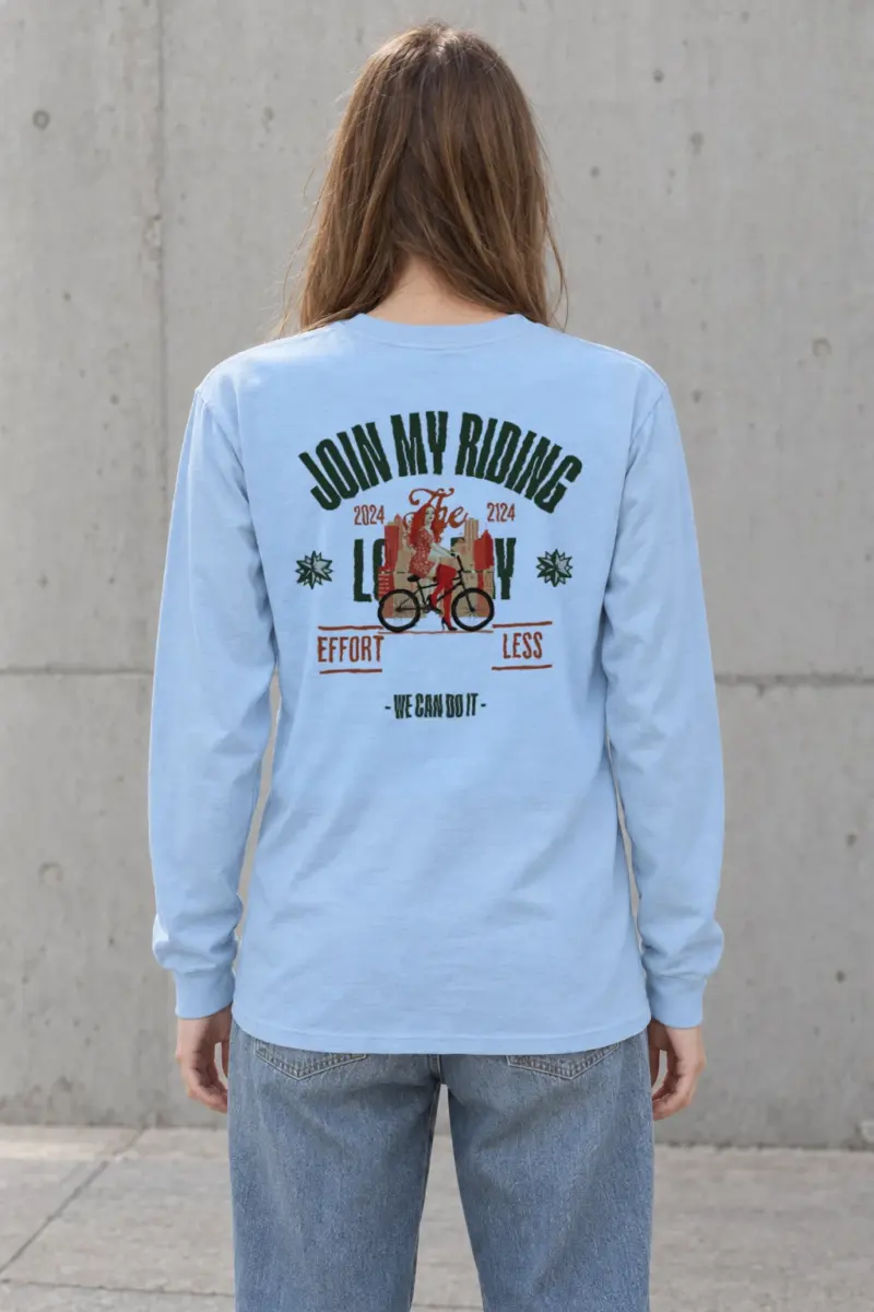 "Doing My Riding" Unisex Longsleeve T-shirt | Gildan 2400