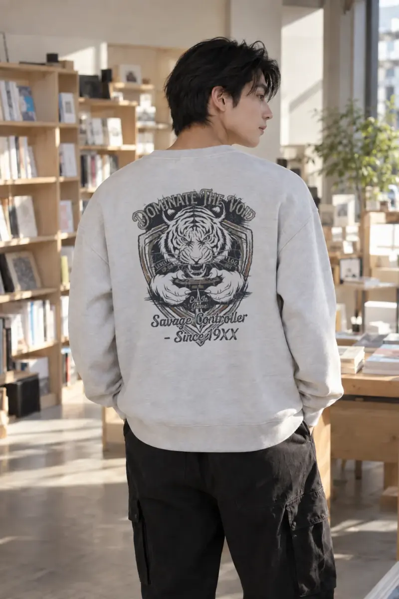 “Dominate The World” Heavy Blend Unisex Crewneck Sweatshirt | Gildan 18000