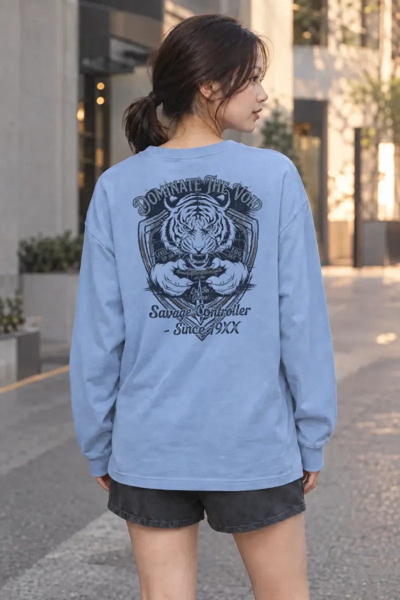 "Dominate The World" Unisex Longsleeve T-shirt | Gildan 2400