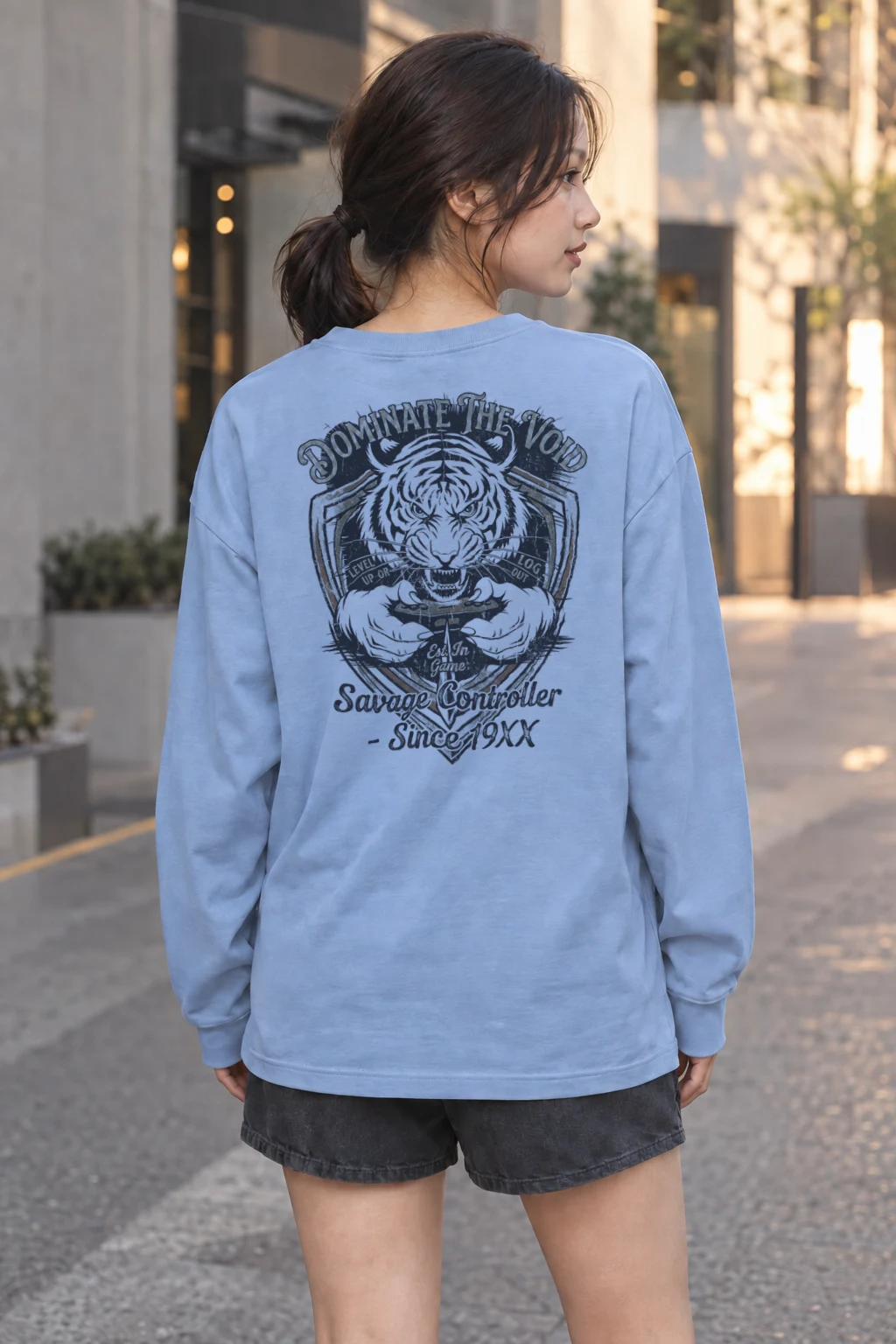 "Dominate The World" Unisex Longsleeve T-shirt | Gildan 2400