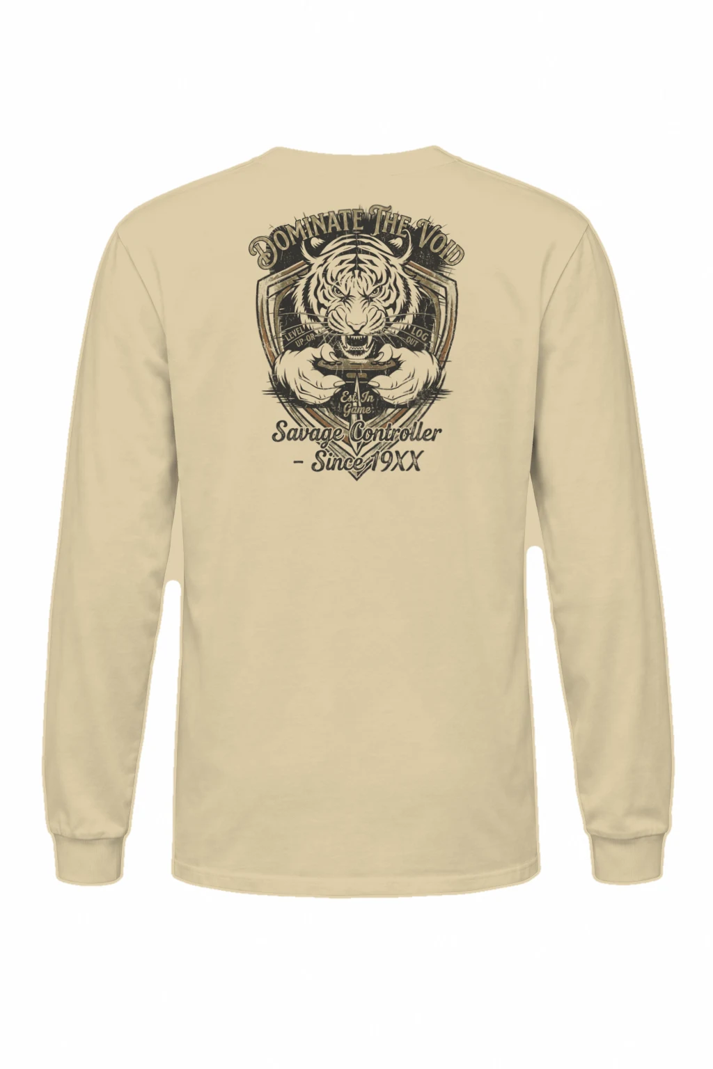 "Dominate The World" Unisex Longsleeve T-shirt | Gildan 2400