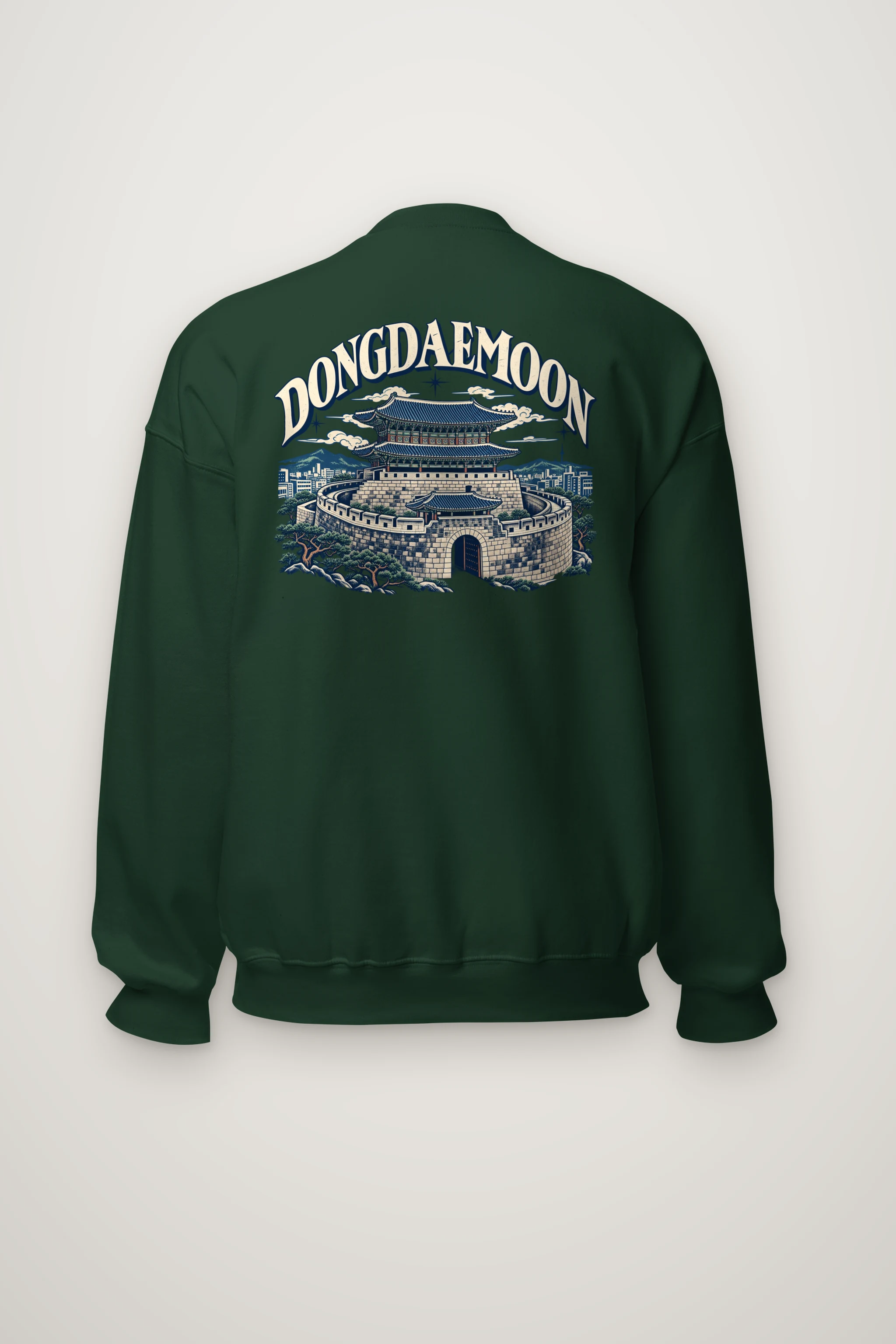 "Dongdaemun Fortress" Heavy Blend Unisex Crewneck Sweatshirt