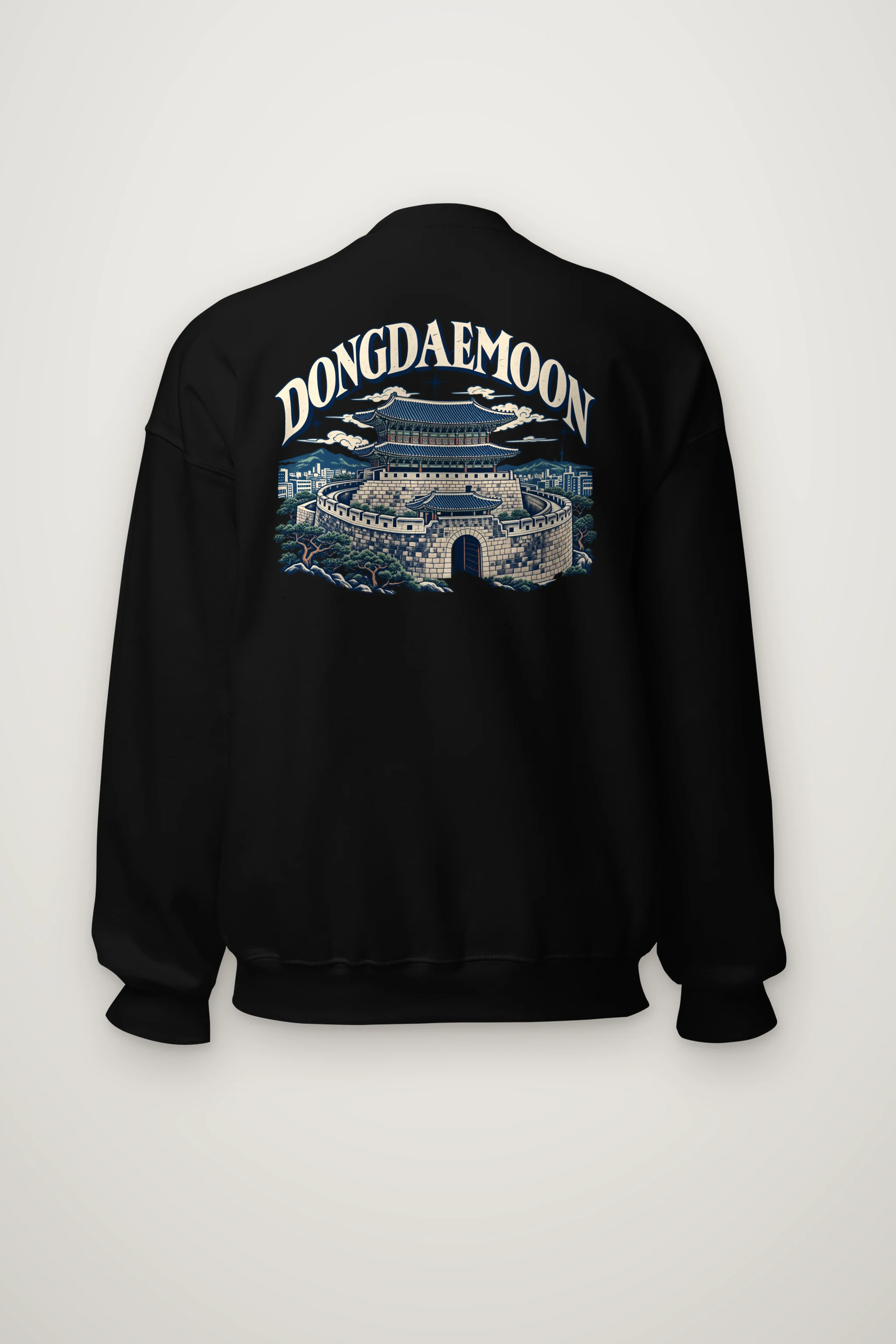 "Dongdaemun Fortress" Heavy Blend Unisex Crewneck Sweatshirt