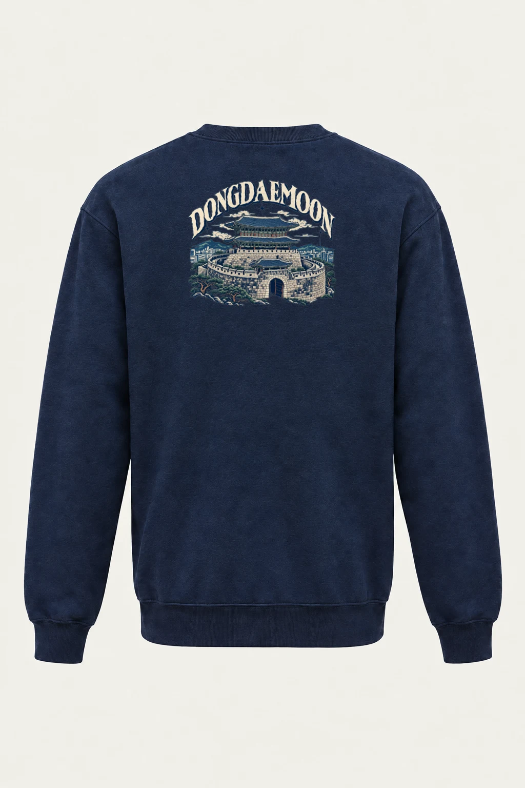 "Dongdaemun Fortress" Heavy Blend Unisex Crewneck Sweatshirt | Gildan 18000