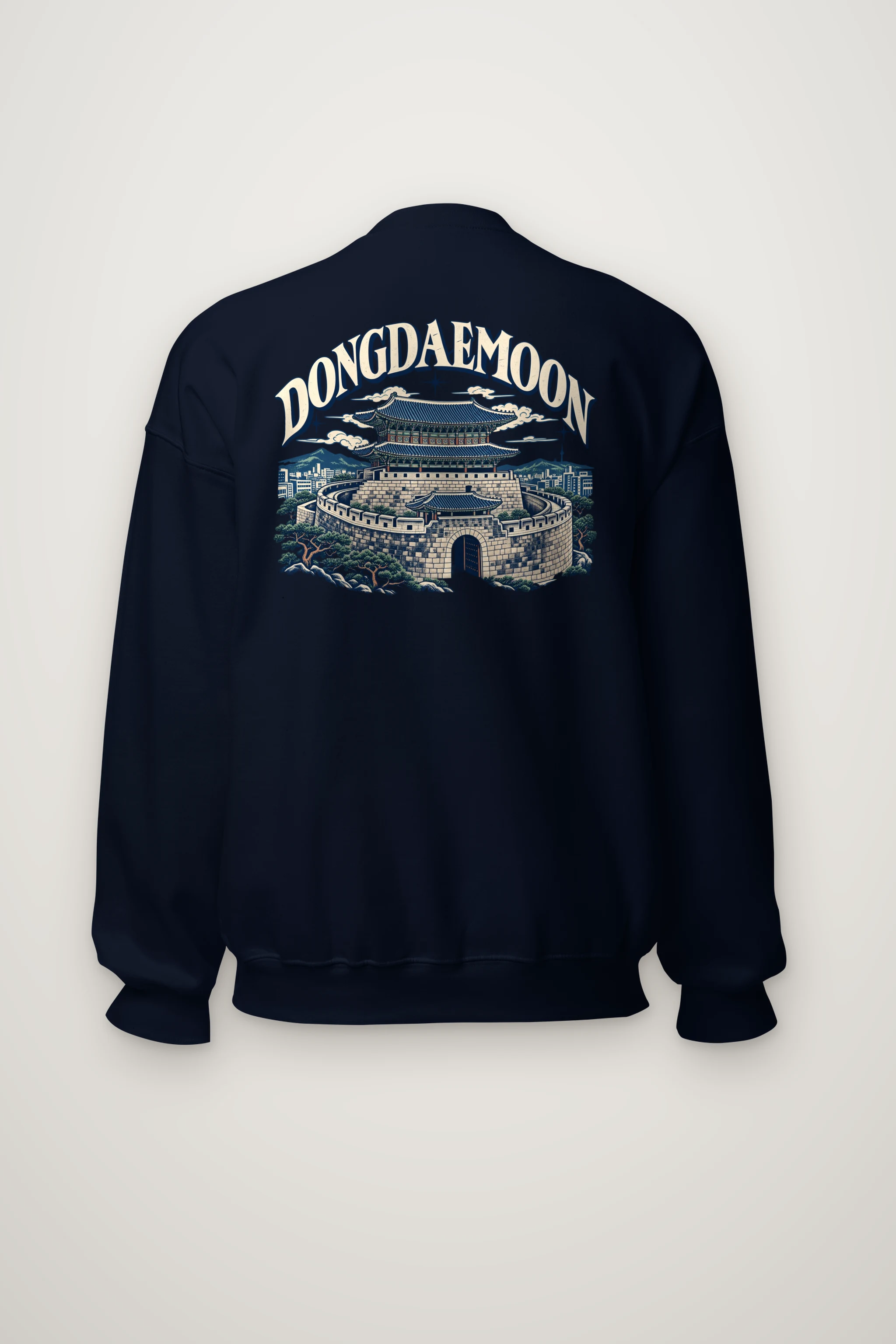 "Dongdaemun Fortress" Heavy Blend Unisex Crewneck Sweatshirt