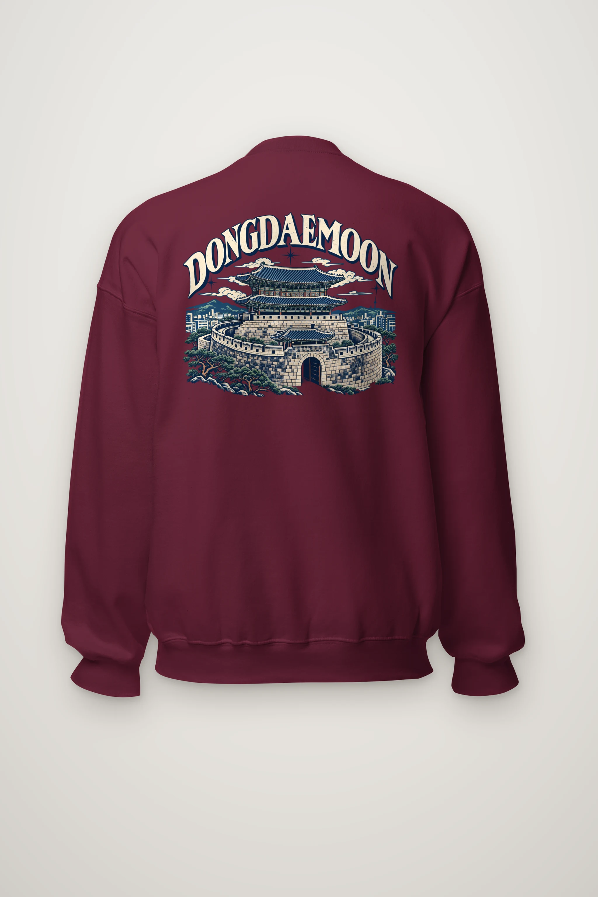 "Dongdaemun Fortress" Heavy Blend Unisex Crewneck Sweatshirt