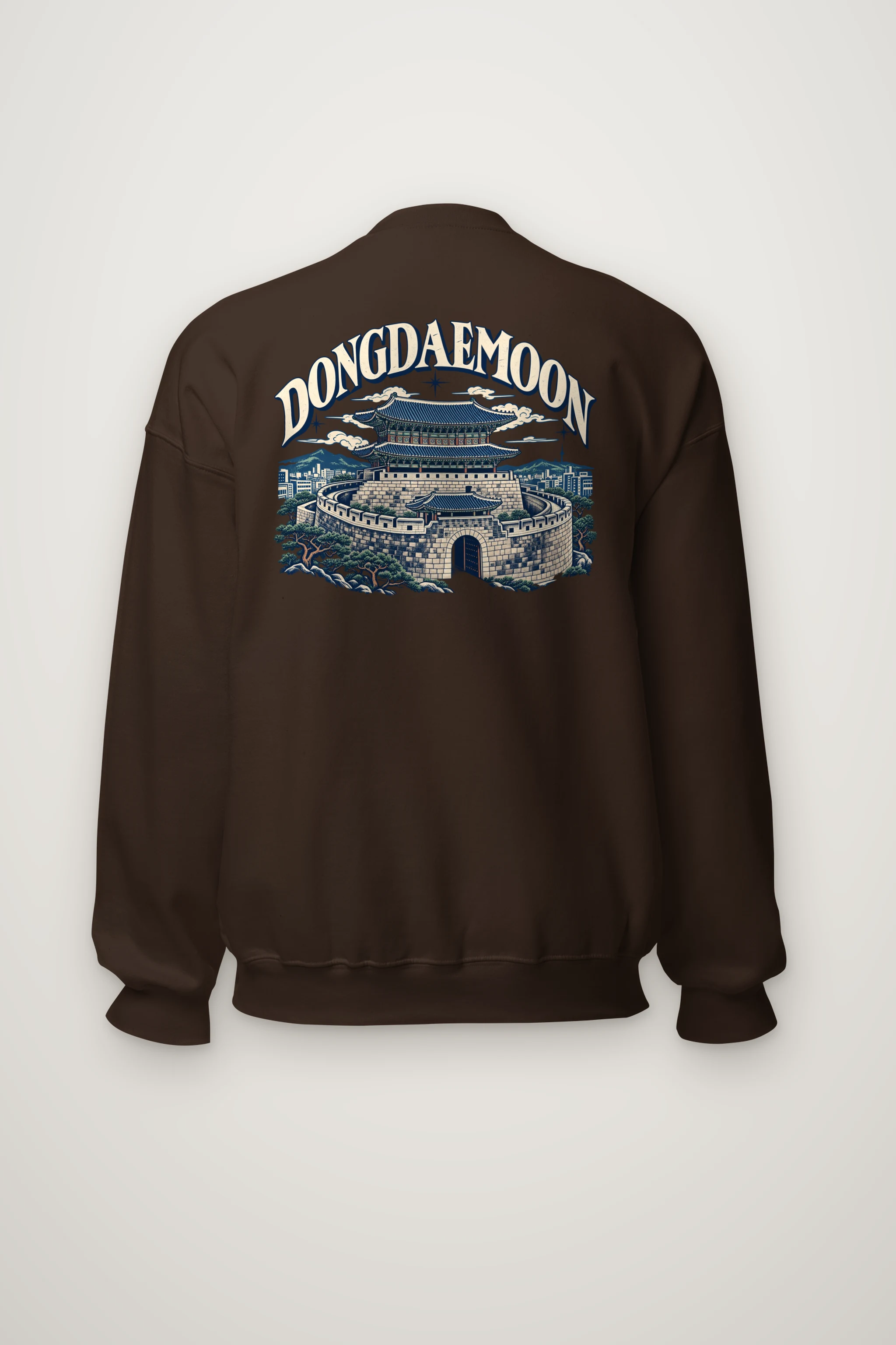 "Dongdaemun Fortress" Heavy Blend Unisex Crewneck Sweatshirt