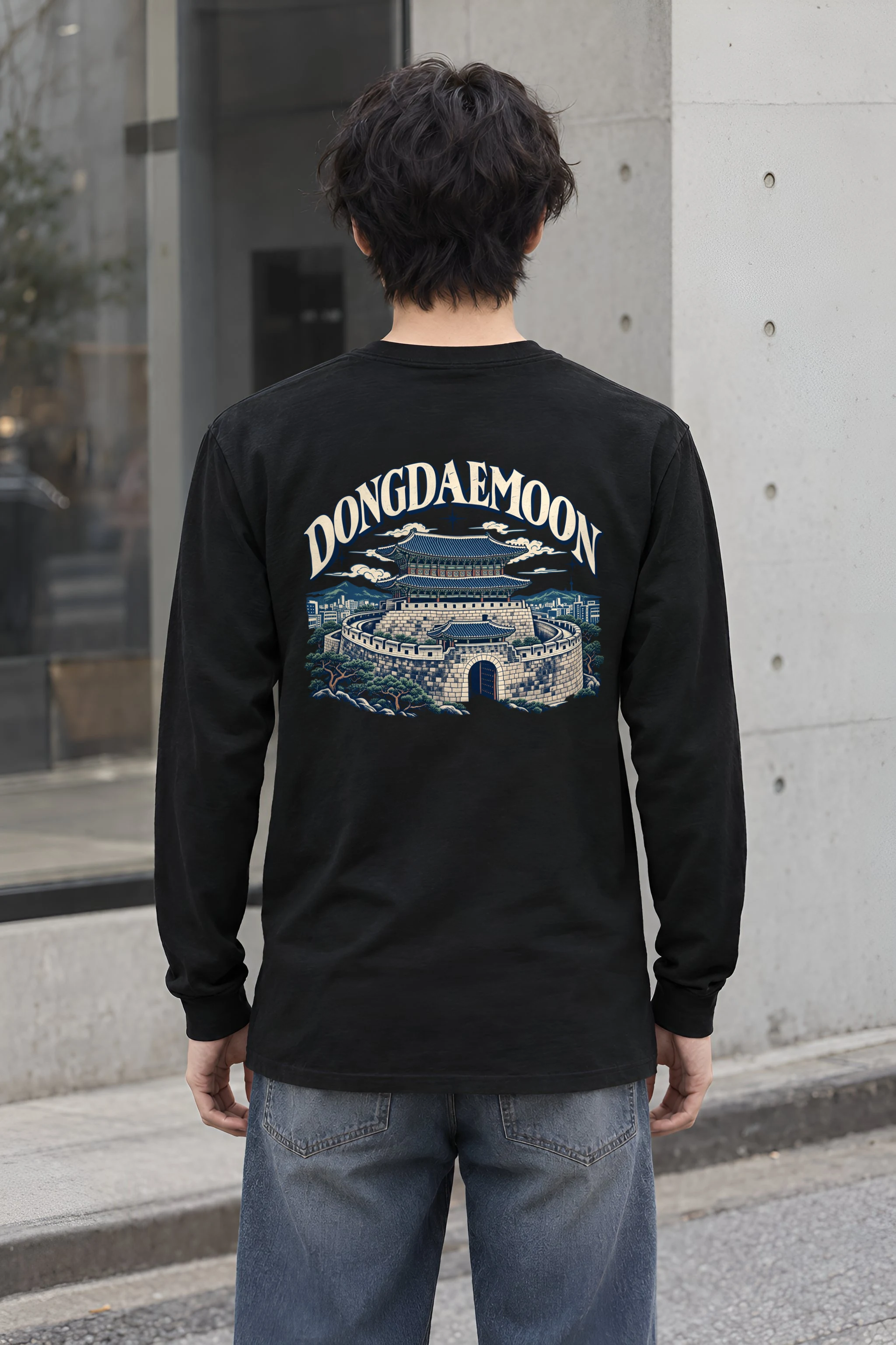 "Dongdaemun Fortress" Unisex Longsleeve T-shirt