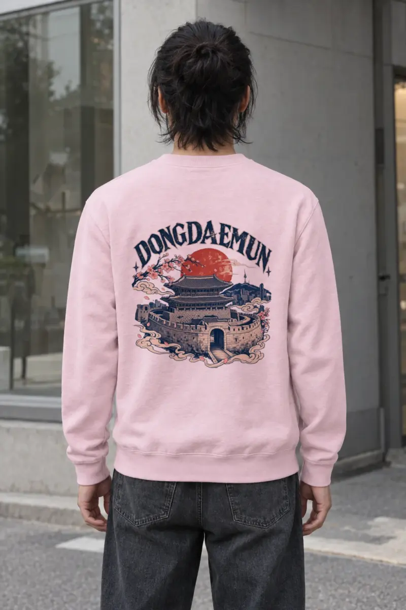 "Dongdaemun Nights" Heavy Blend Unisex Crewneck Sweatshirt