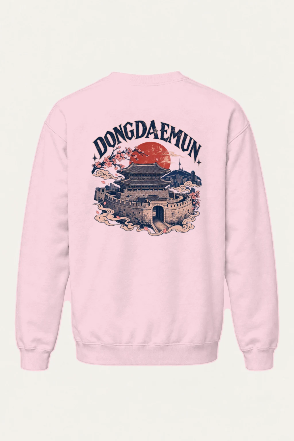 "Dongdaemun Nights" Heavy Blend Unisex Crewneck Sweatshirt | Gildan 18000