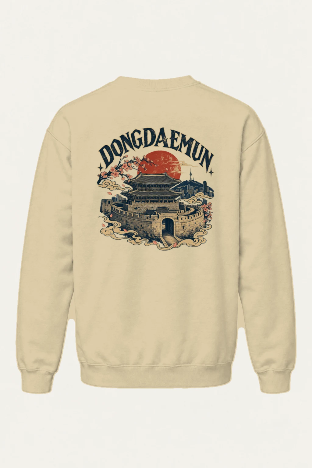 "Dongdaemun Nights" Heavy Blend Unisex Crewneck Sweatshirt | Gildan 18000