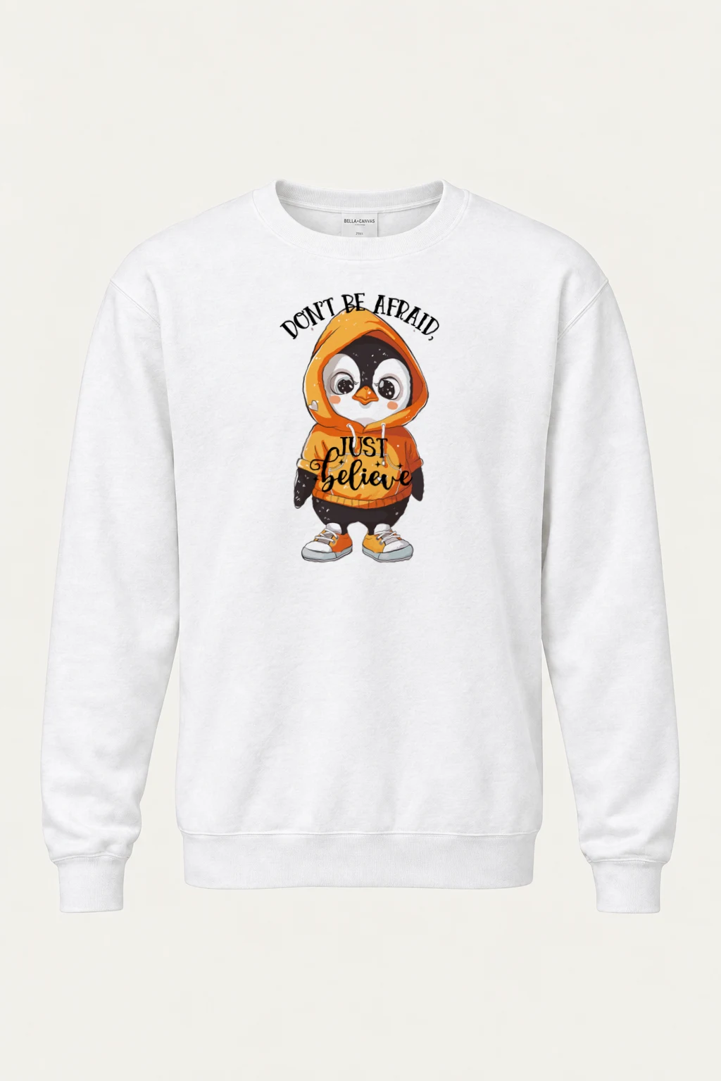 "Don't Be Afraid" Heavy Blend Unisex Crewneck Sweatshirt | Gildan 18000