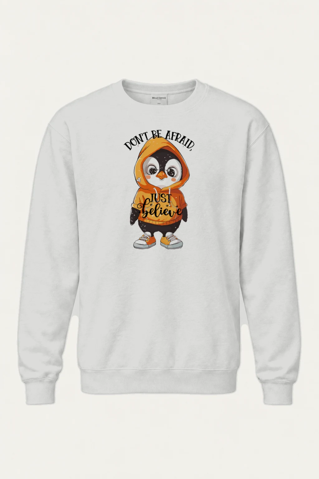 "Don't Be Afraid" Heavy Blend Unisex Crewneck Sweatshirt | Gildan 18000