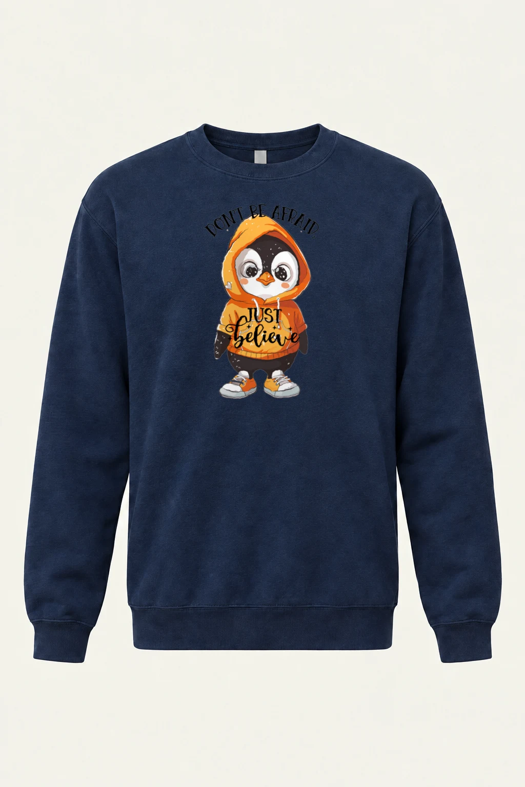 "Don't Be Afraid" Heavy Blend Unisex Crewneck Sweatshirt | Gildan 18000