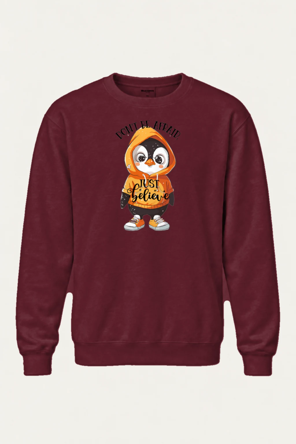 "Don't Be Afraid" Heavy Blend Unisex Crewneck Sweatshirt | Gildan 18000