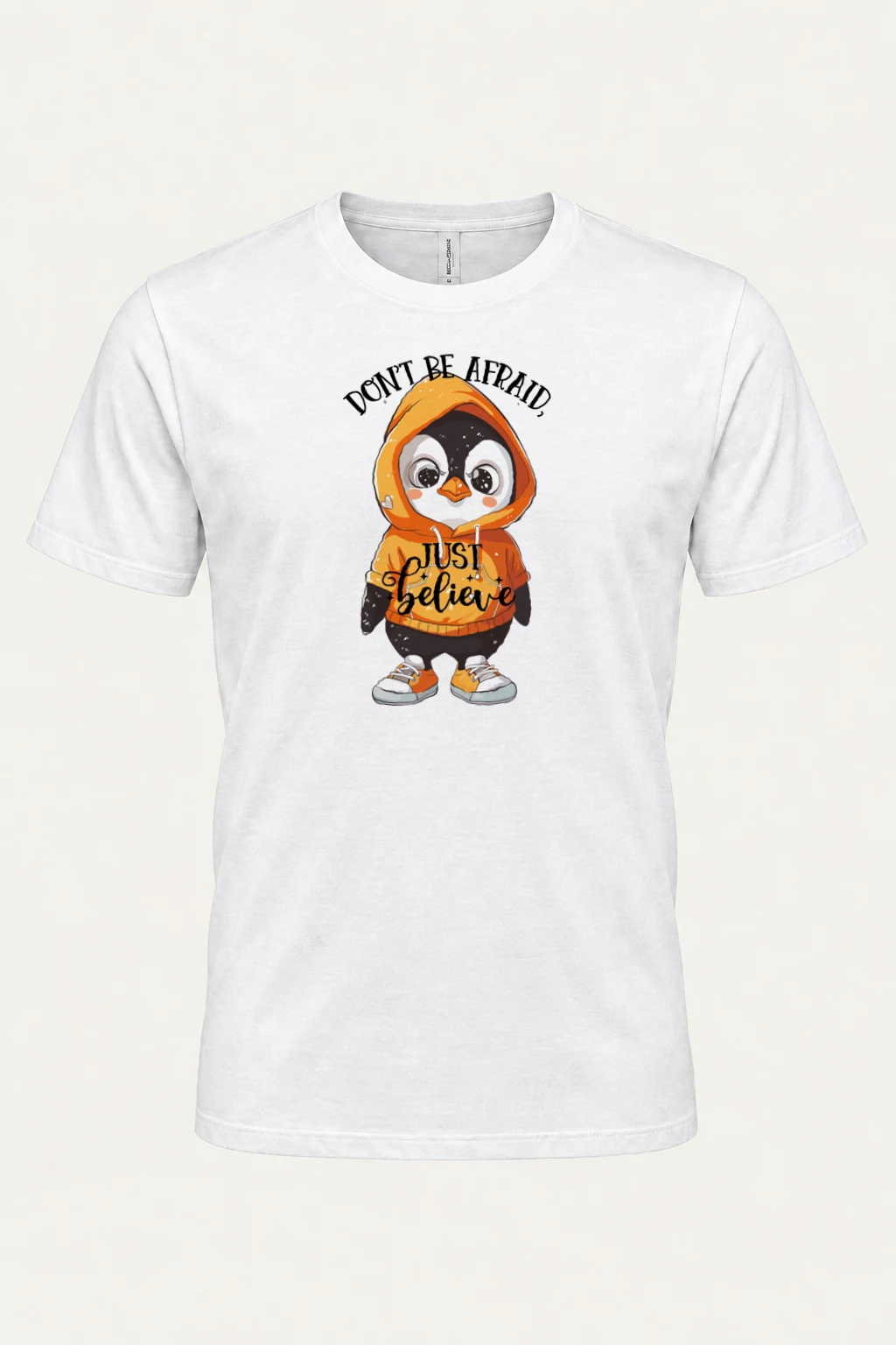 "Don't Be Afraid, Just Believe" Heavyweight Unisex Crewneck T-shirt | Gildan 5000