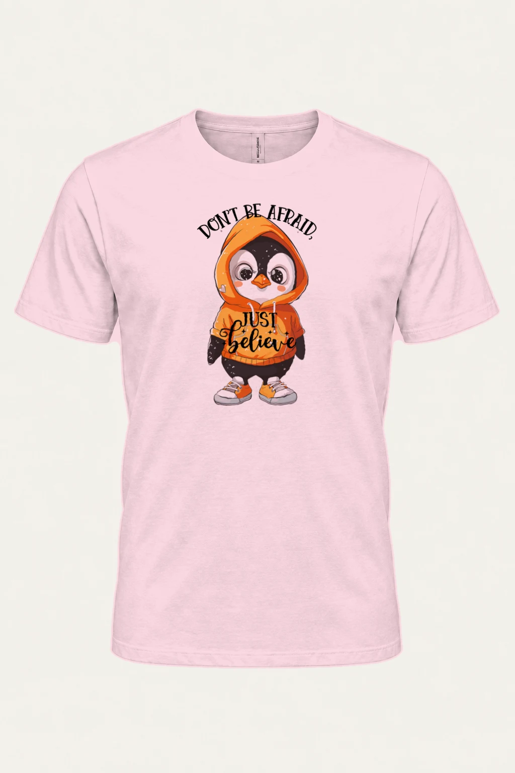 "Don't Be Afraid, Just Believe" Heavyweight Unisex Crewneck T-shirt | Gildan 5000