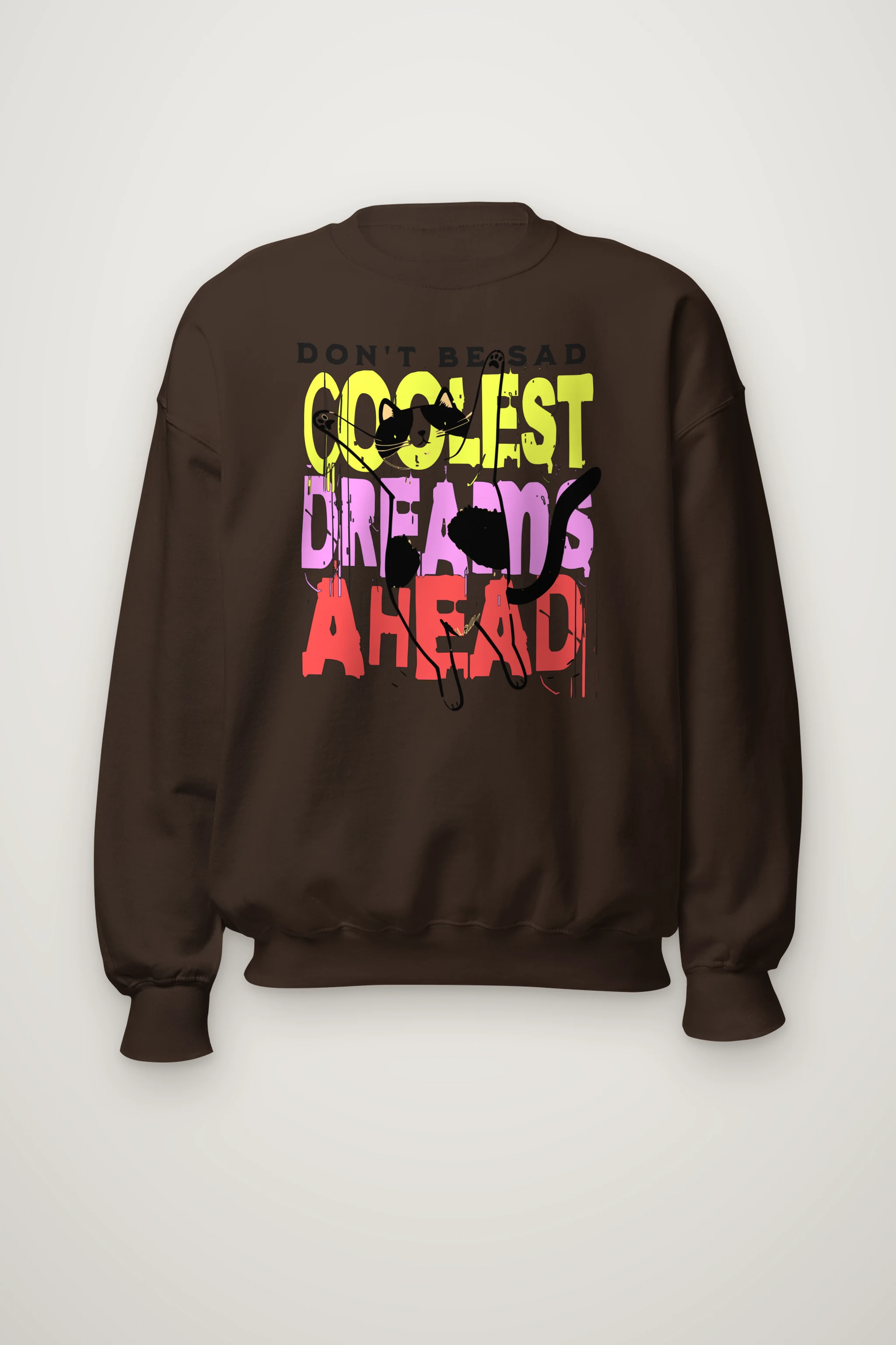 "Don't Be Sad" Heavy Blend Unisex Crewneck Sweatshirt