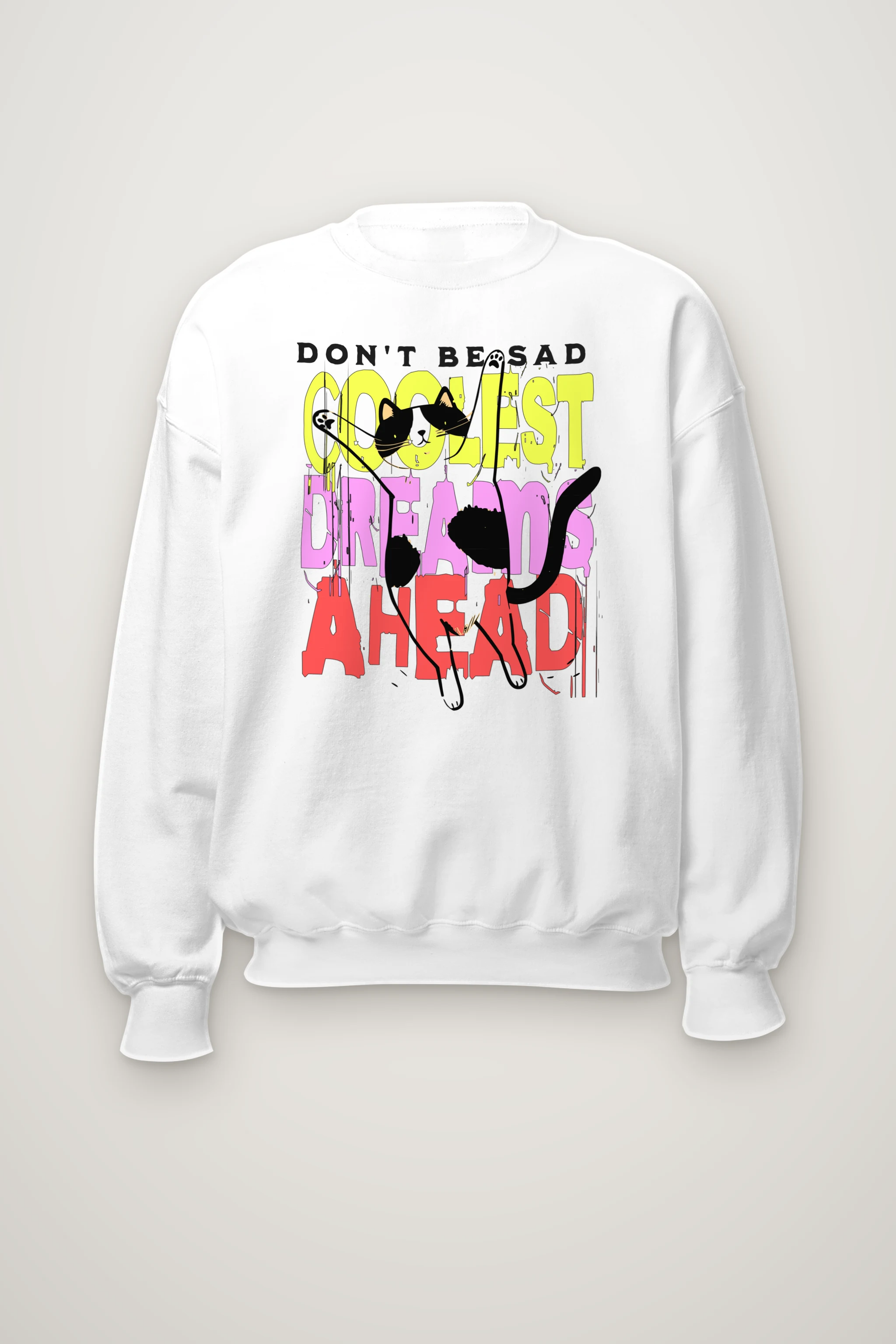"Don't Be Sad" Heavy Blend Unisex Crewneck Sweatshirt