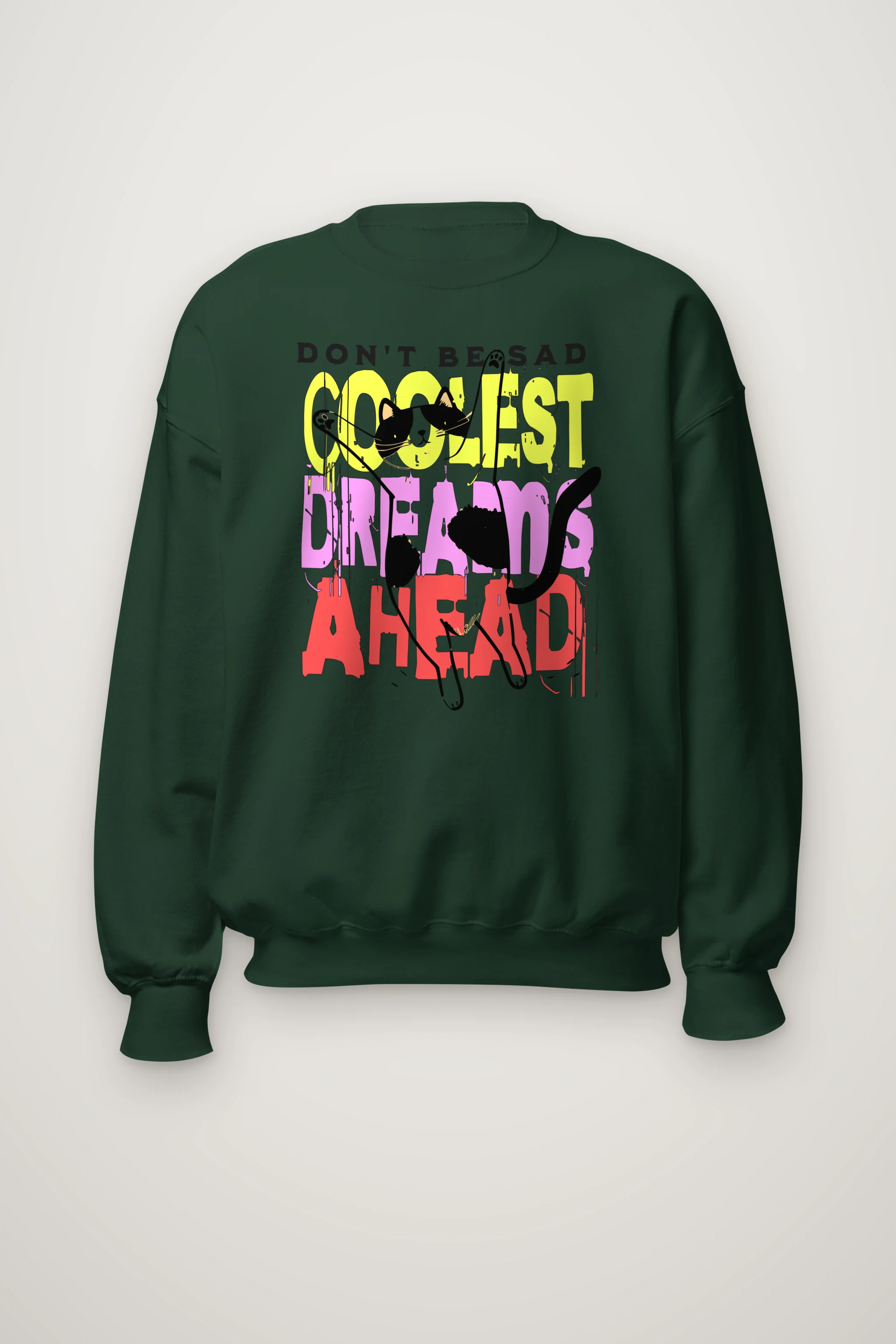"Don't Be Sad" Heavy Blend Unisex Crewneck Sweatshirt