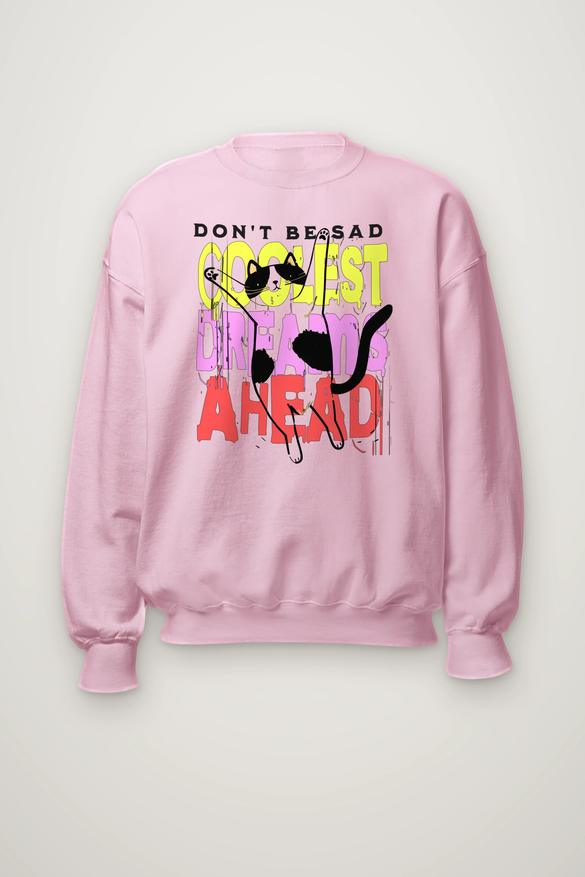"Don't Be Sad" Heavy Blend Unisex Crewneck Sweatshirt