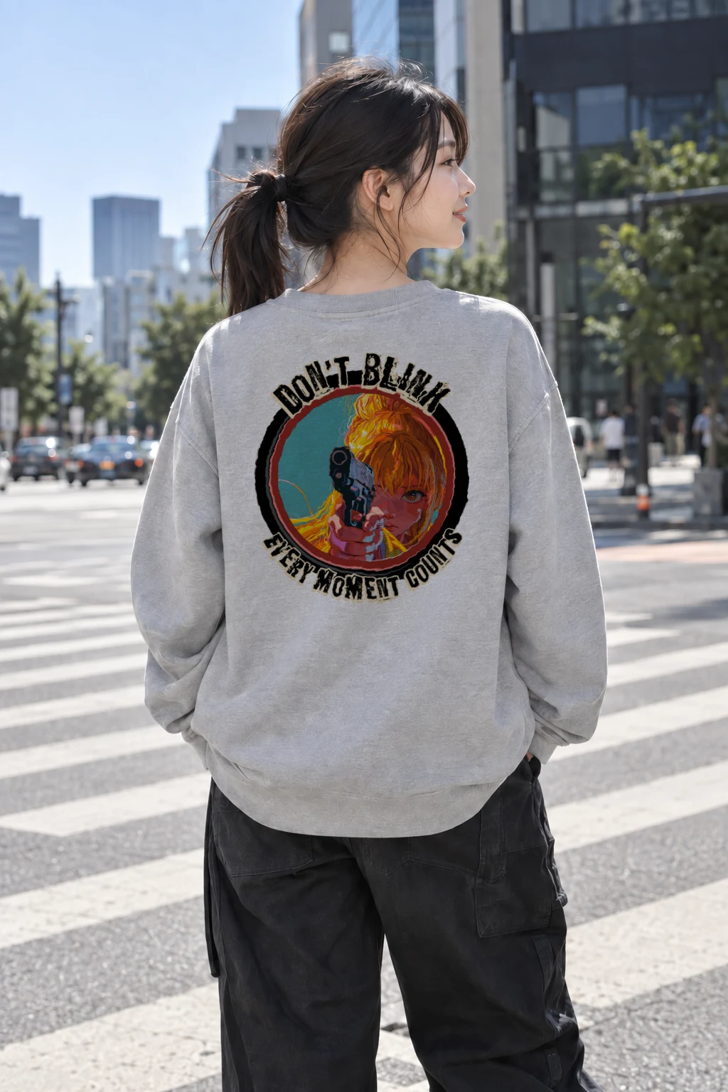 "Don't Blink" Heavy Blend Unisex Crewneck Sweatshirt | Gildan 18000
