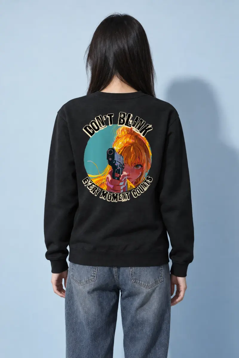 "Don't Blink" Heavy Blend Unisex Crewneck Sweatshirt | Gildan 18000