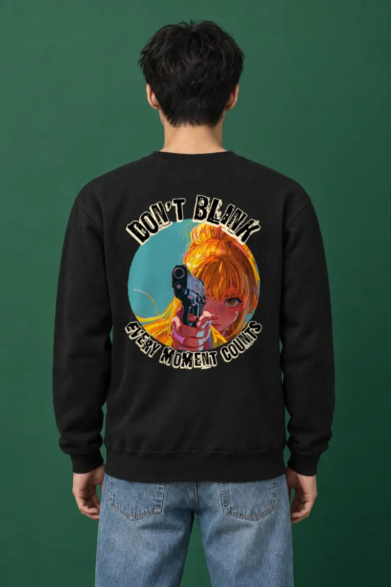 "Don't Blink" Heavy Blend Unisex Crewneck Sweatshirt | Gildan 18000