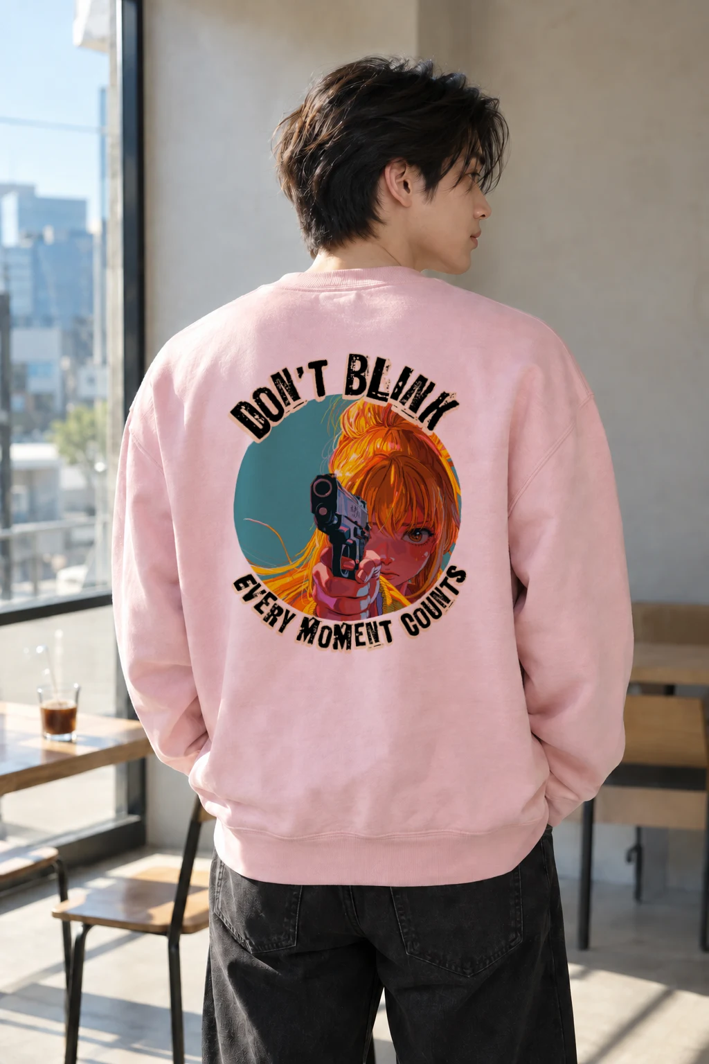 "Don't Blink" Heavy Blend Unisex Crewneck Sweatshirt | Gildan 18000