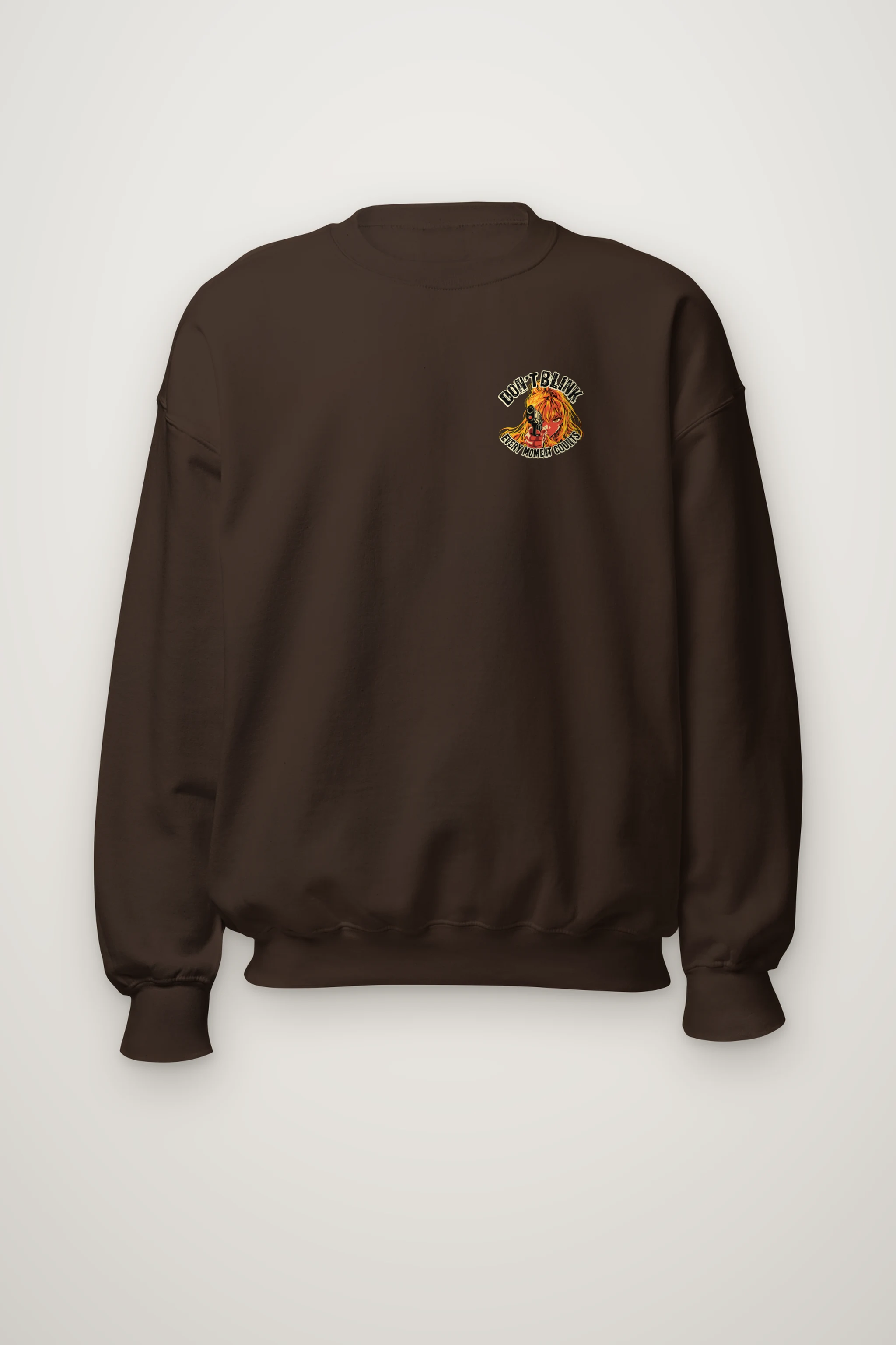 "Don't Blink" Heavy Blend Unisex Crewneck Sweatshirt