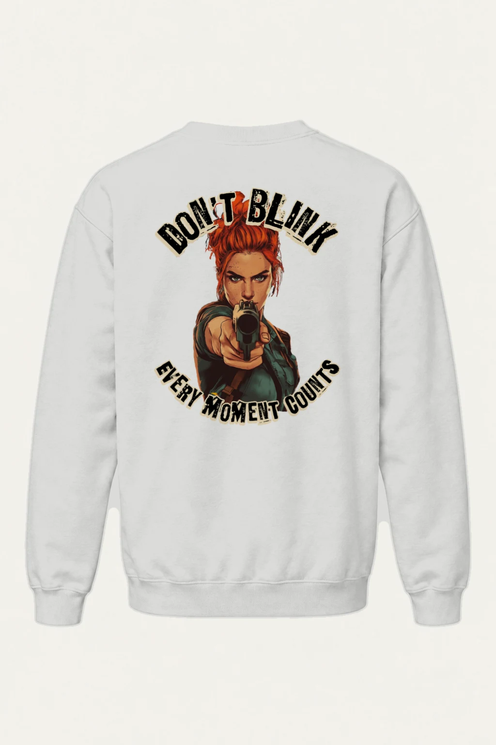 "Don't Blink" Heavy Blend Unisex Crewneck Sweatshirt | Gildan 18000