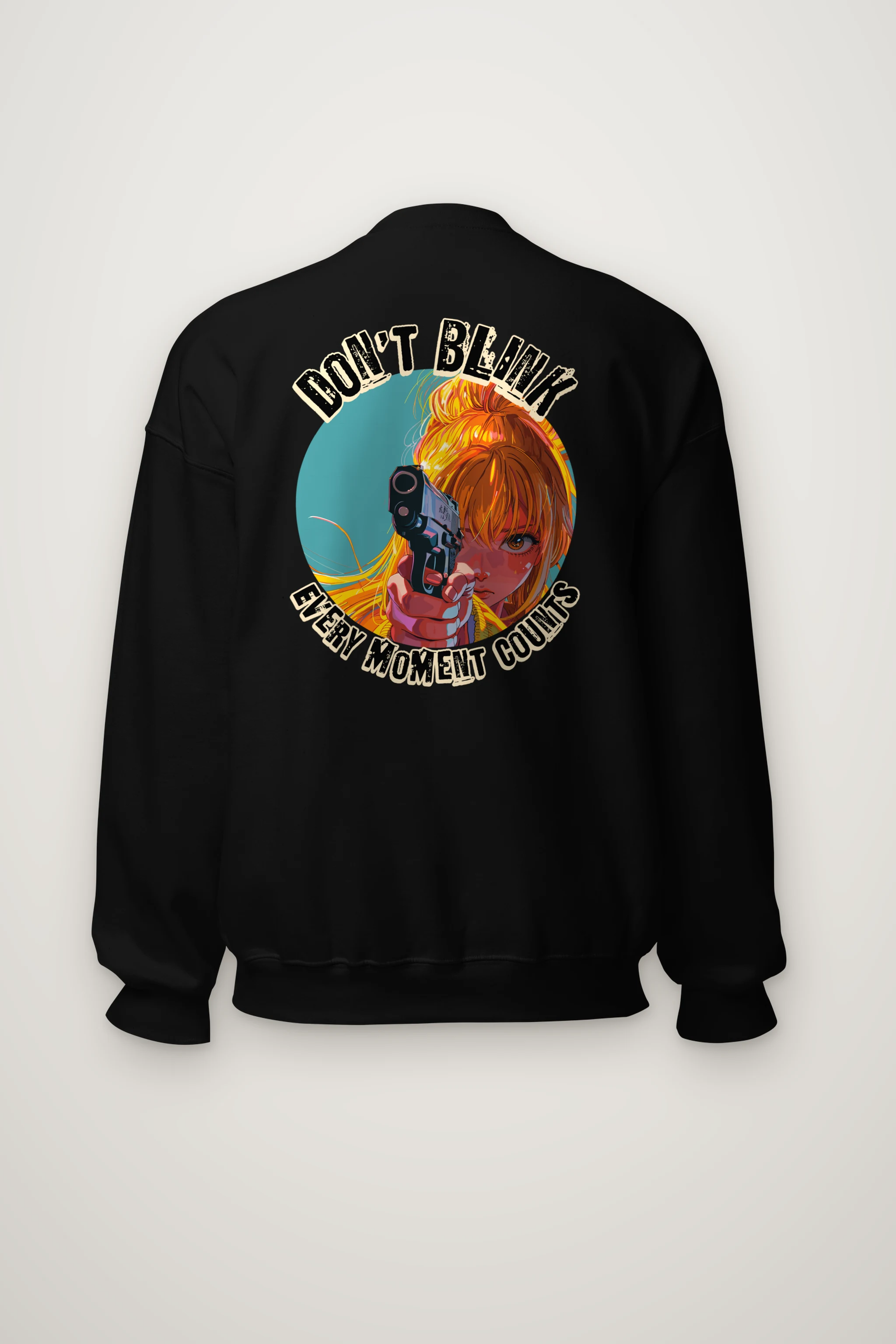 "Don't Blink" Heavy Blend Unisex Crewneck Sweatshirt