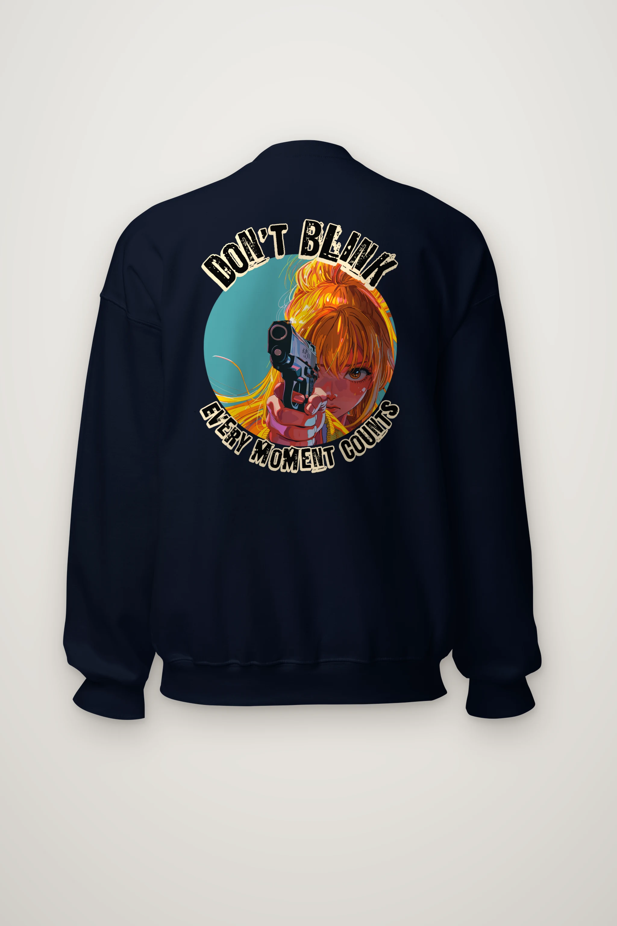 "Don't Blink" Heavy Blend Unisex Crewneck Sweatshirt