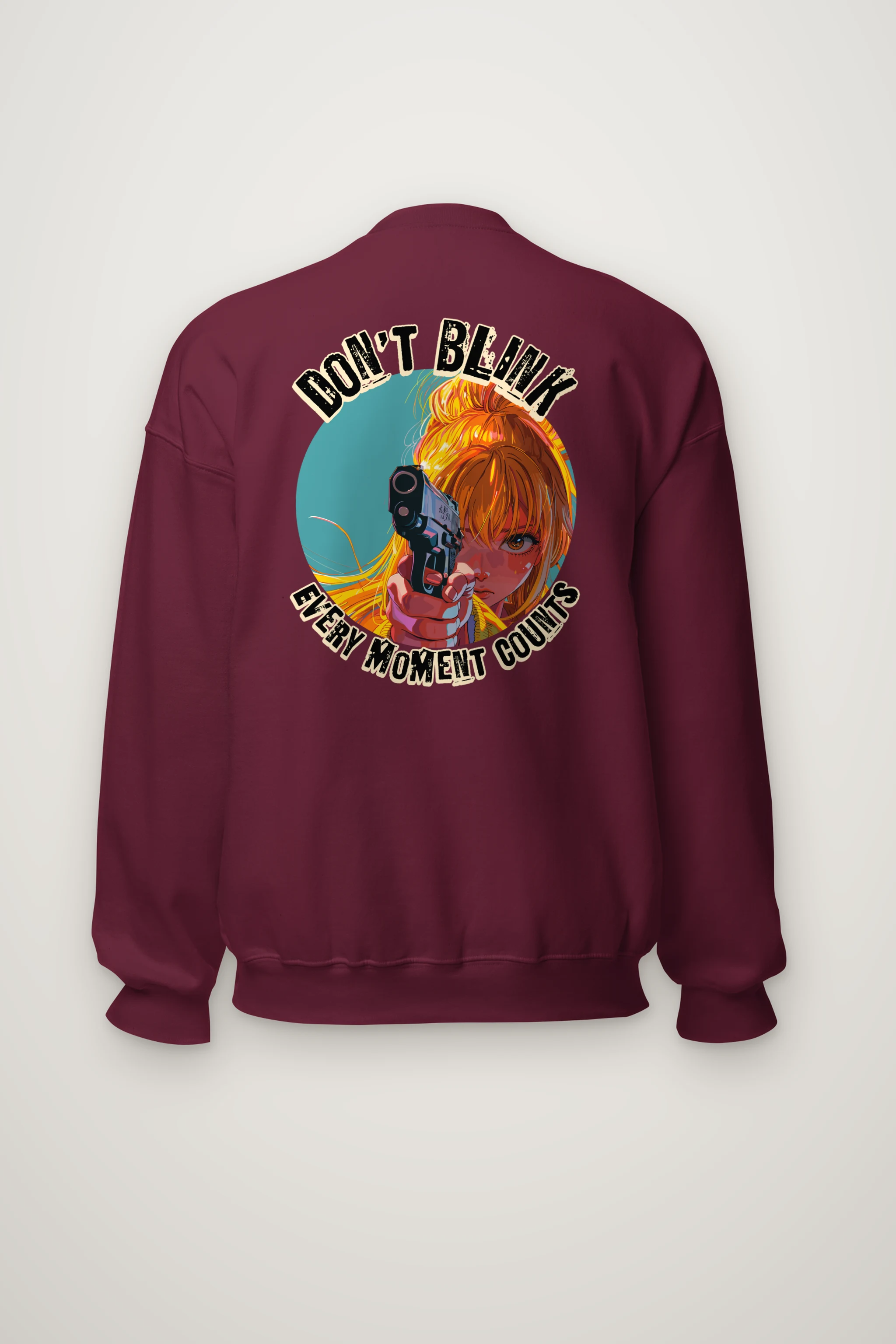 "Don't Blink" Heavy Blend Unisex Crewneck Sweatshirt