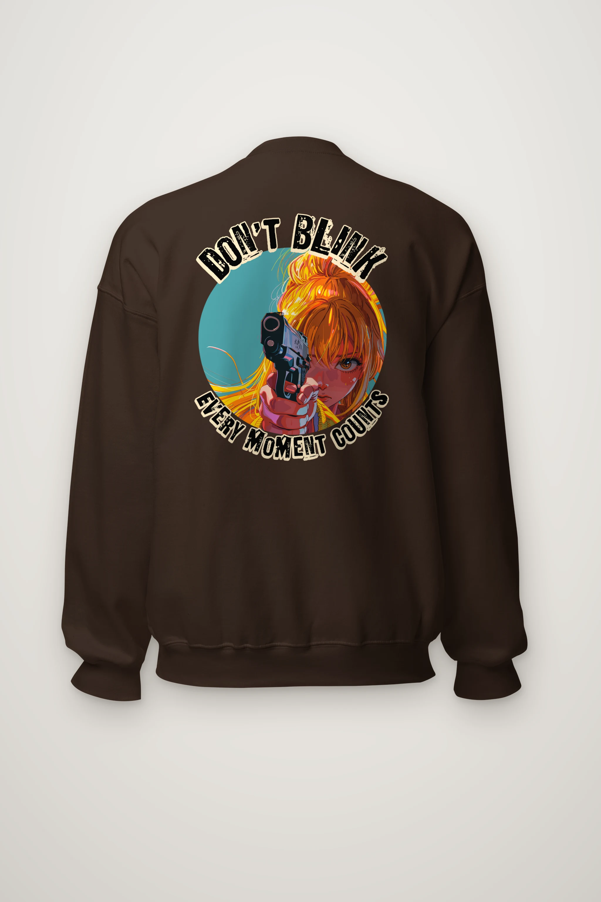 "Don't Blink" Heavy Blend Unisex Crewneck Sweatshirt