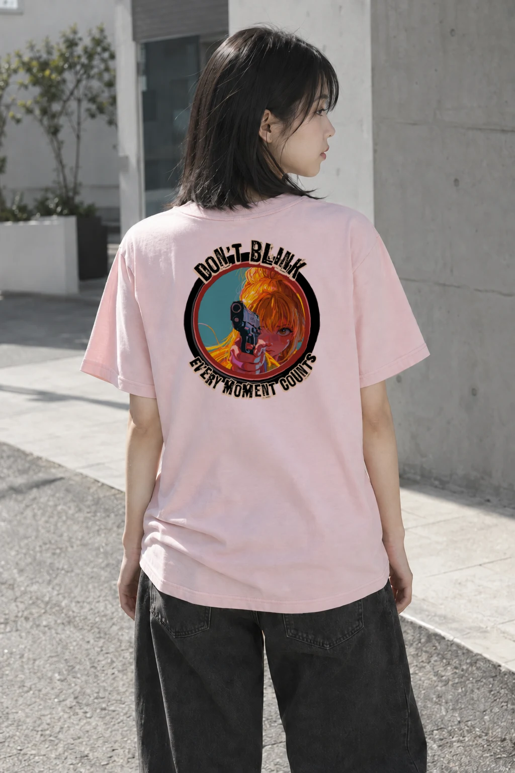 "Don't Blink" Heavyweight Unisex Crewneck T-shirt | Gildan 5000