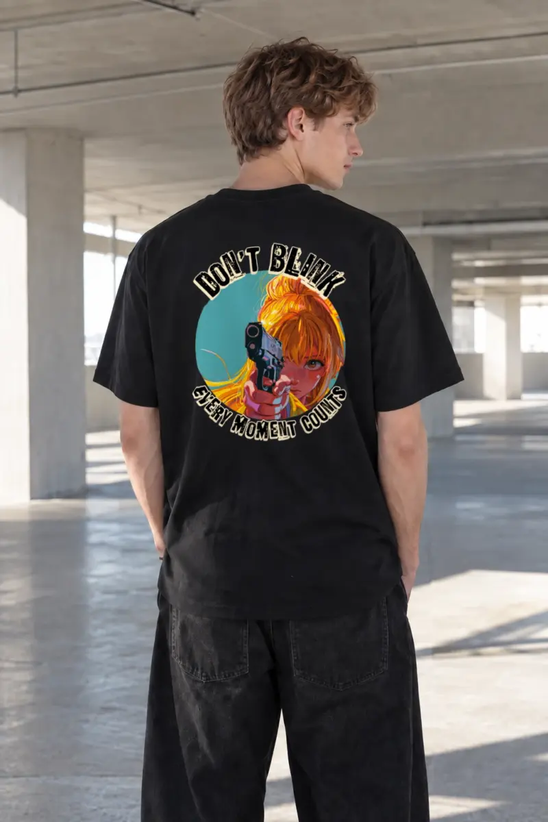 "Don't Blink" Heavyweight Unisex Crewneck T-shirt | Gildan 5000