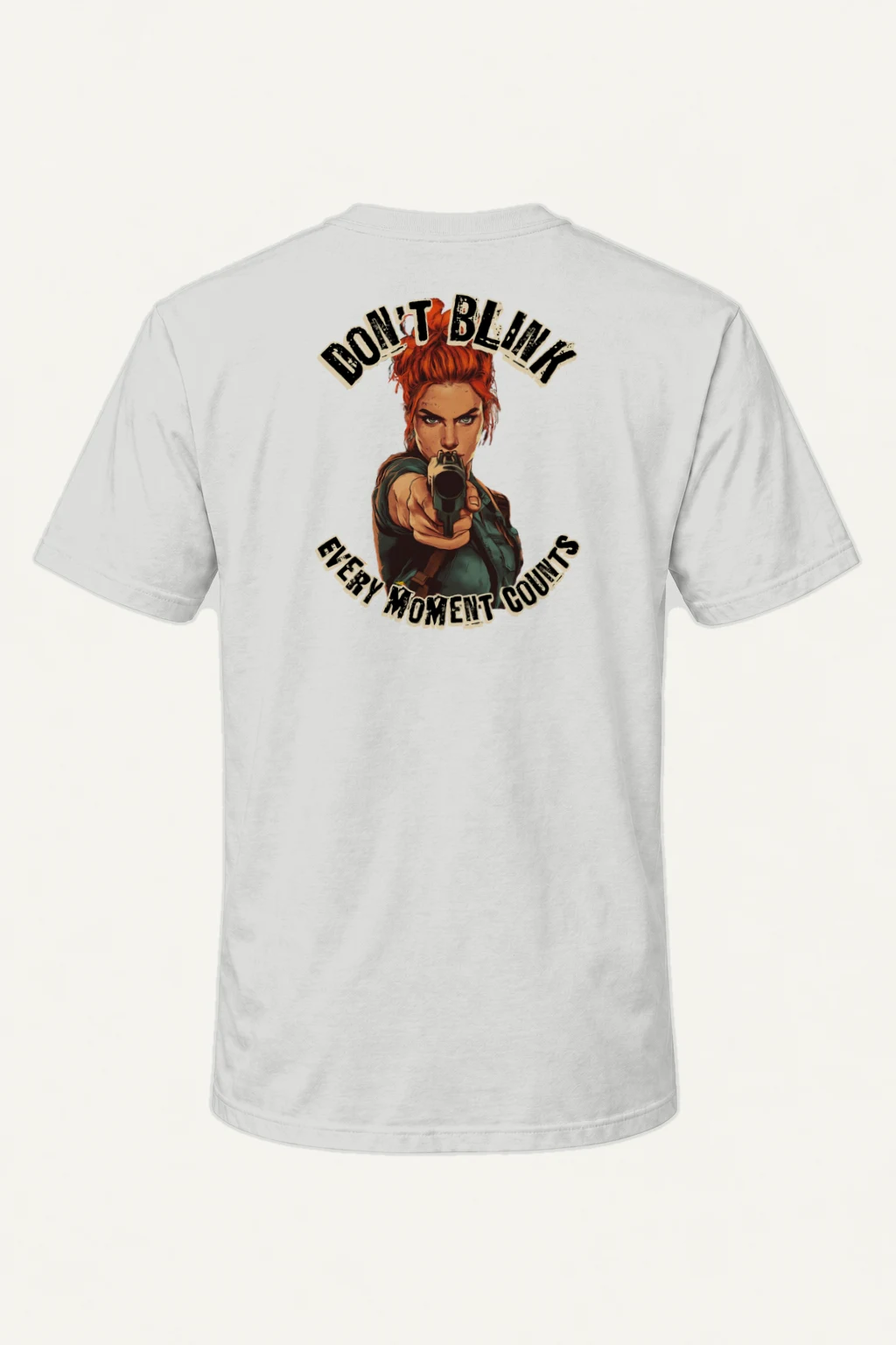 "Don't Blink" Heavyweight Unisex Crewneck T-shirt | Gildan 5000