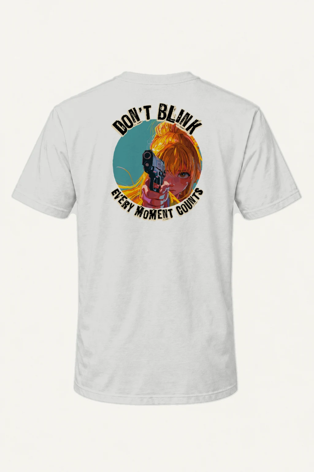 "Don't Blink" Heavyweight Unisex Crewneck T-shirt | Gildan 5000