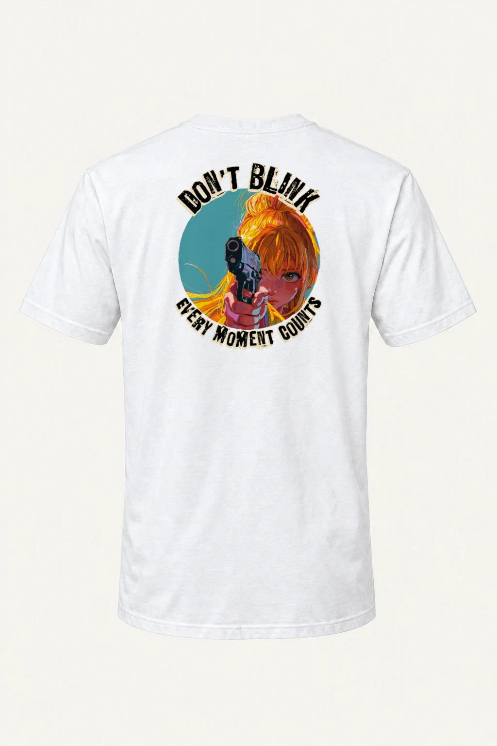 "Don't Blink" Heavyweight Unisex Crewneck T-shirt | Gildan 5000