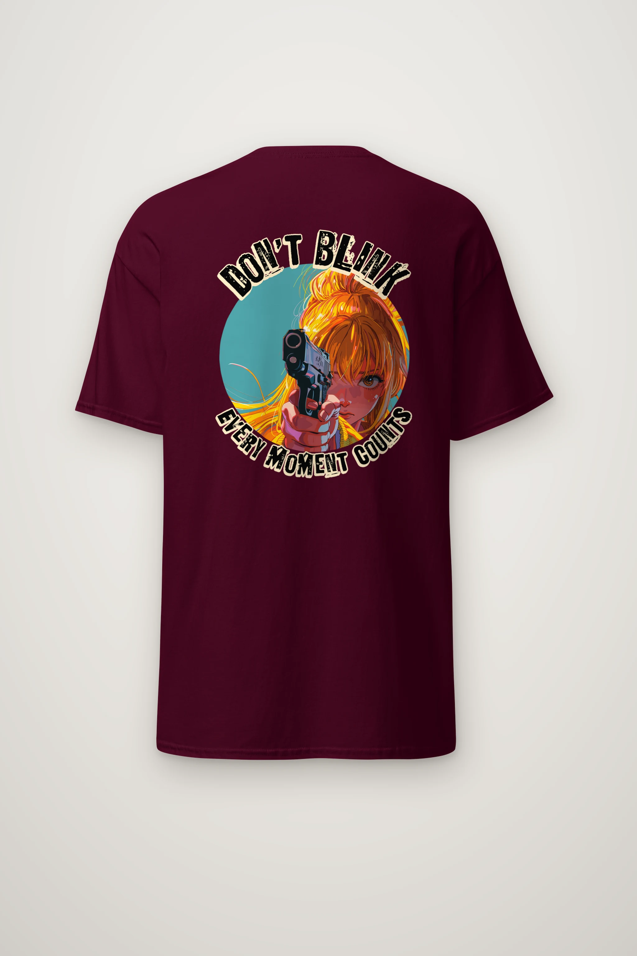 "Don't Blink" Heavyweight Unisex Crewneck T-shirt