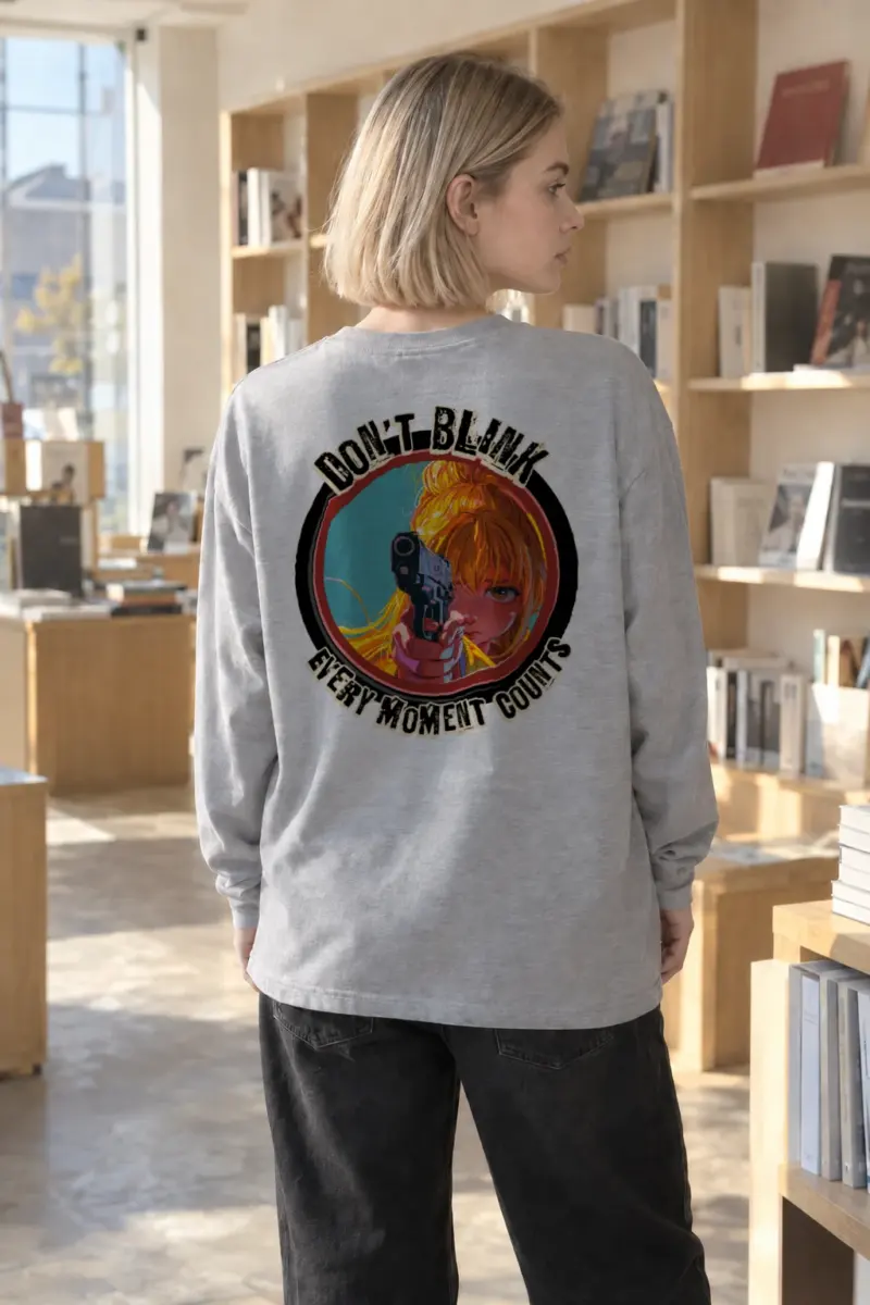 “Don’t Blink” Unisex Longsleeve T-shirt | Gildan 2400