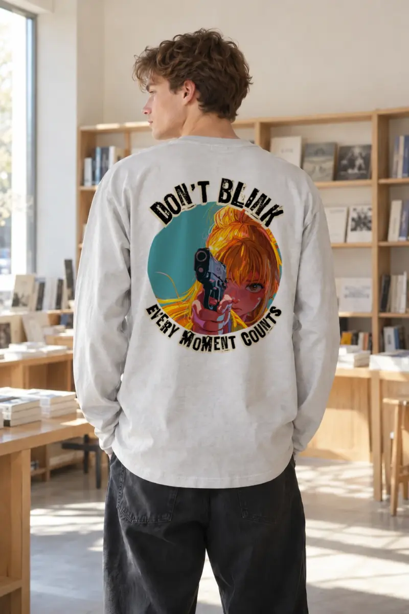“Don’t Blink” Unisex Longsleeve T-shirt | Gildan 2400