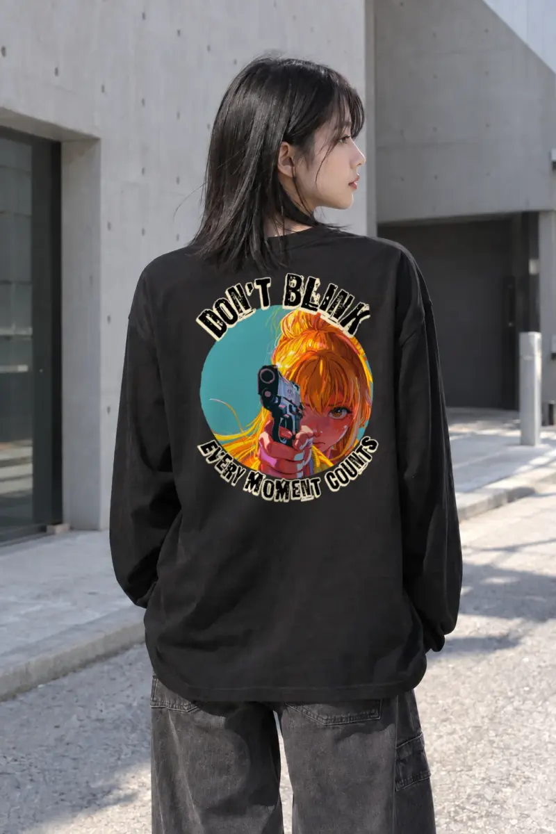 "Don't Blink" Unisex Longsleeve T-shirt | Gildan 2400