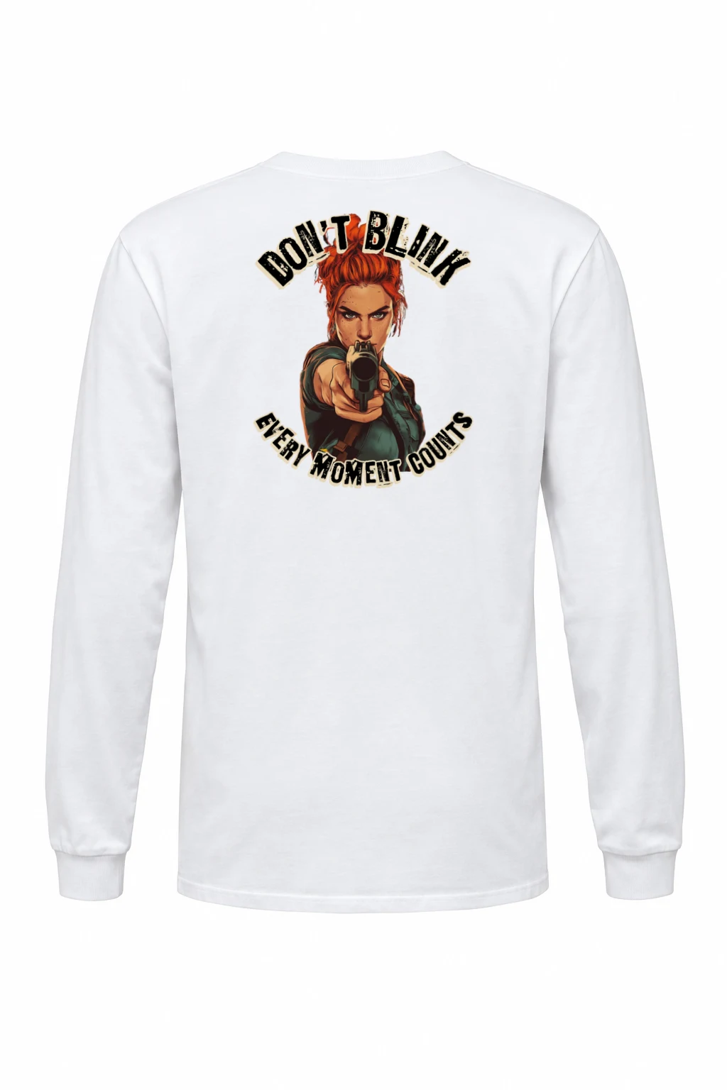 "Don't Blink" Unisex Longsleeve T-shirt | Gildan 2400