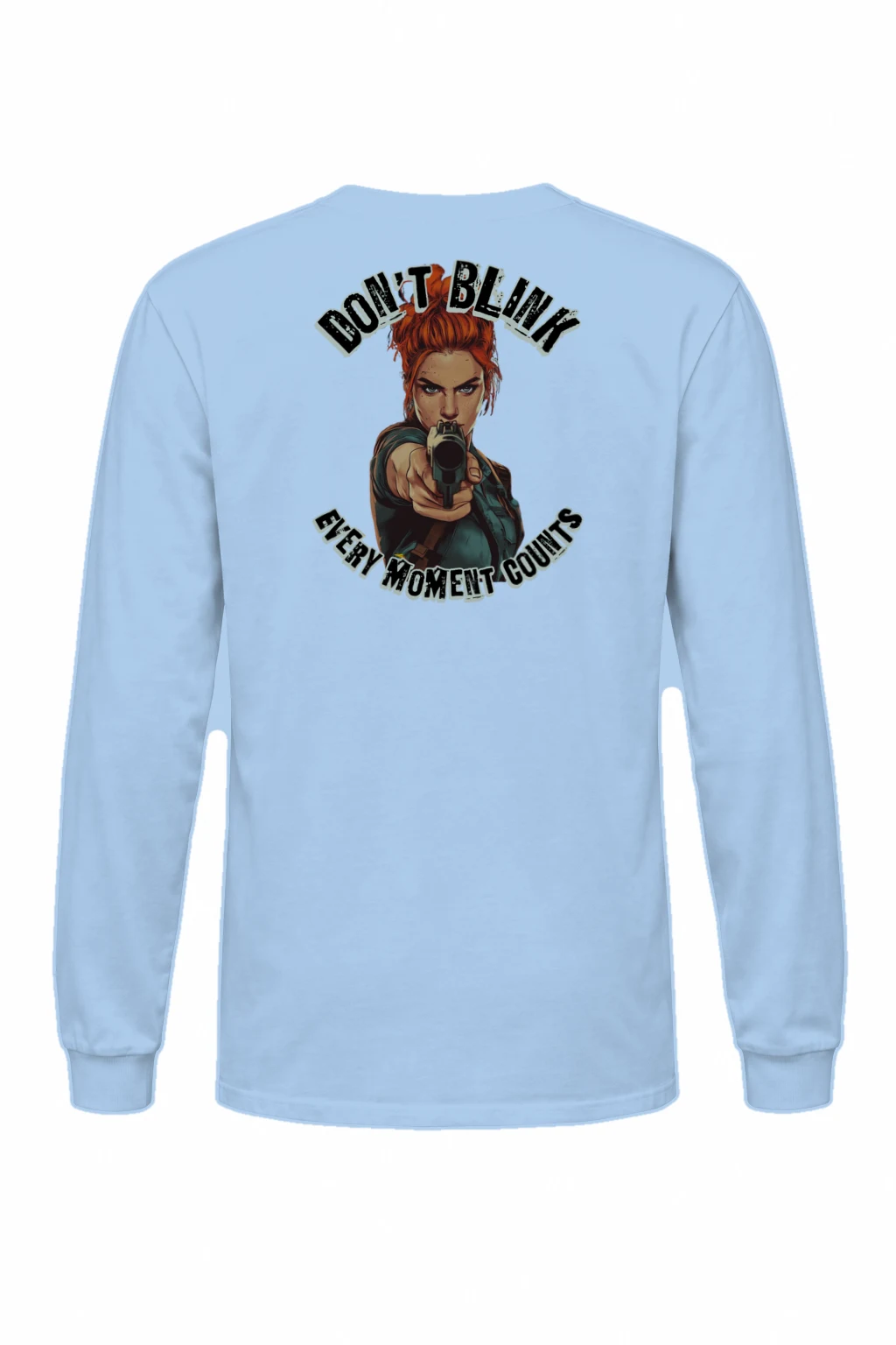 "Don't Blink" Unisex Longsleeve T-shirt | Gildan 2400
