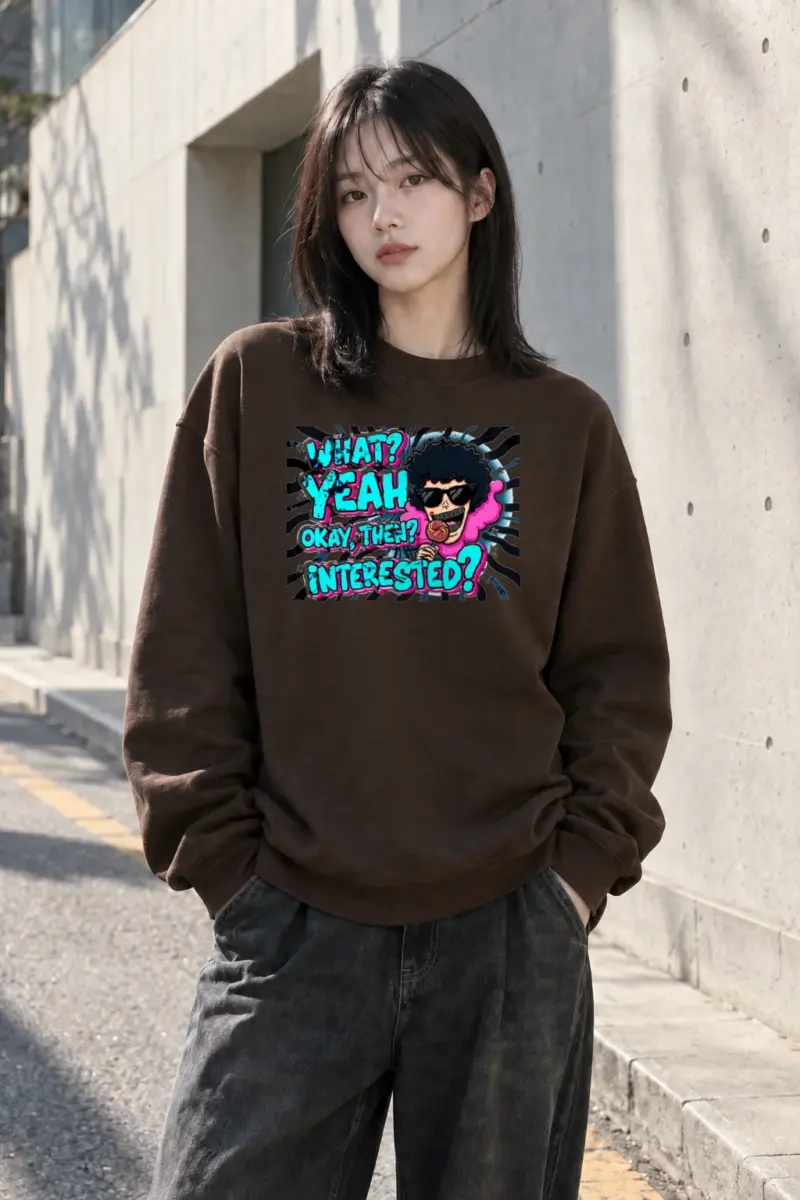 "Don't Care Pop Culture" Heavy Blend Unisex Crewneck Sweatshirt | Gildan 18000