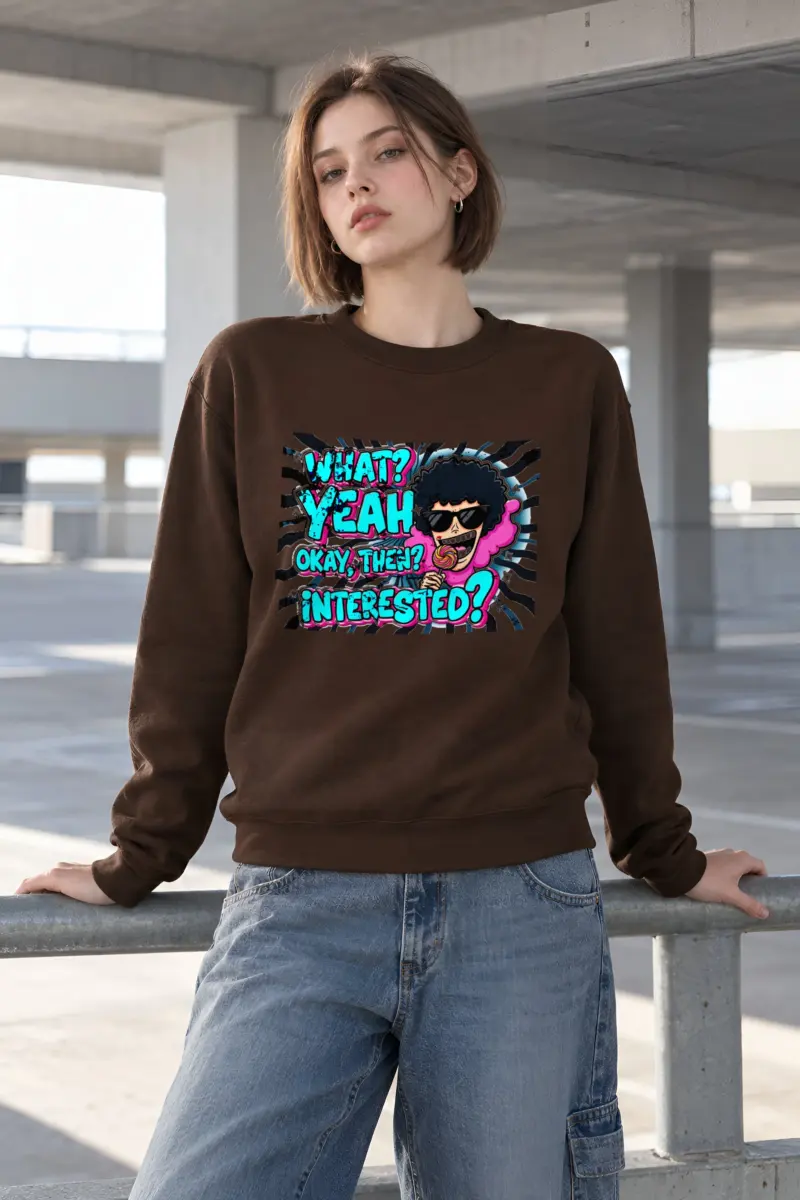 "Don't Care Pop Culture" Heavy Blend Unisex Crewneck Sweatshirt