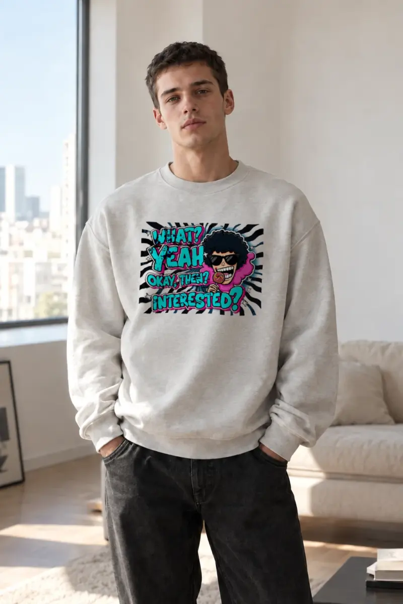 “Don’t Care Pop Culture” Heavy Blend Unisex Crewneck Sweatshirt | Gildan 18000